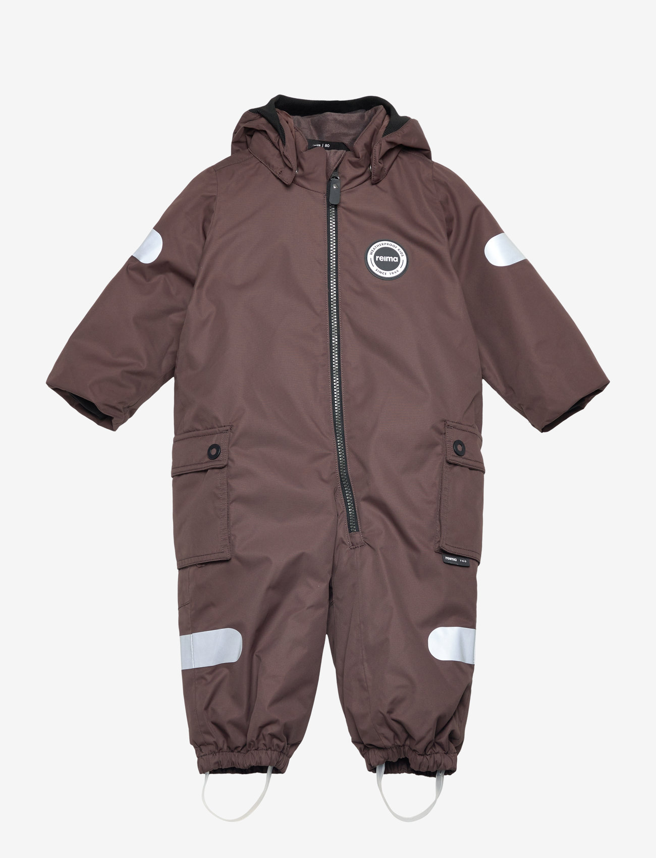 Reima - Reimatec winter overall, Marte - dark choco - 0