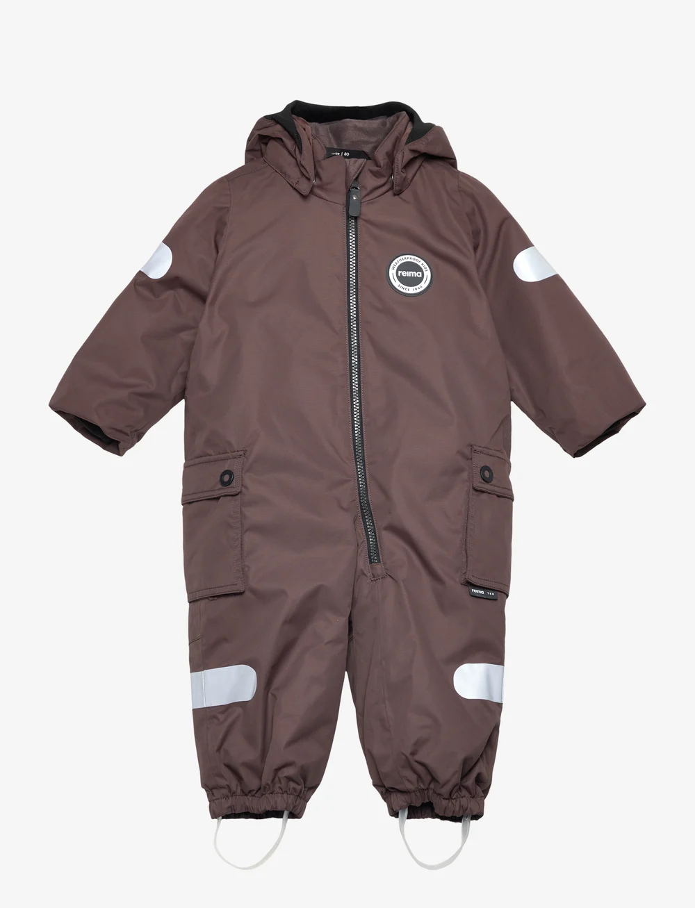 Reima - Reimatec winter overall, Marte - outdoor - dark choco - 0