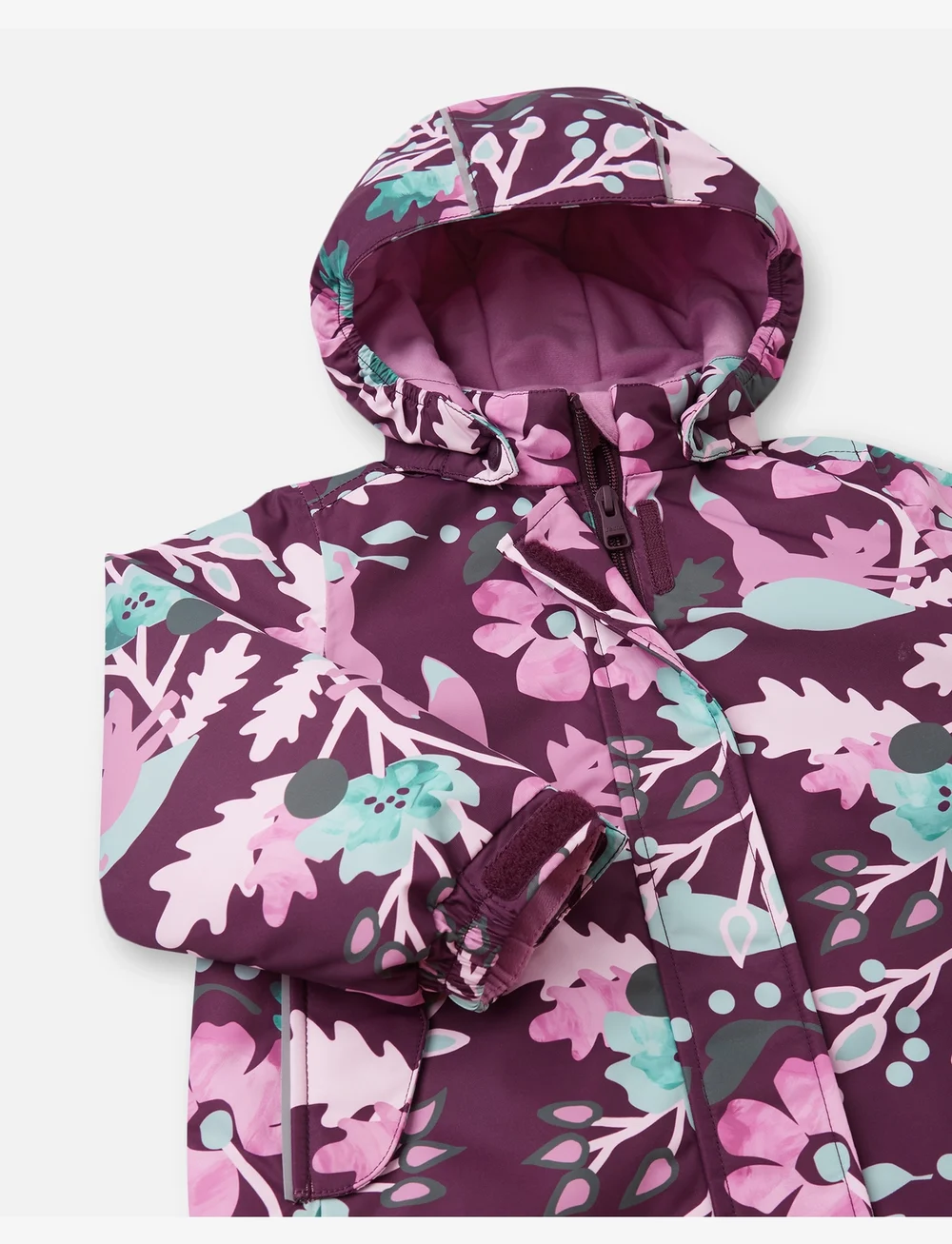 Reima - Toddlers' winter jacket Kuhmoinen - kurtki z powłoką shell i przeciwdeszczowe - deep purple - 3