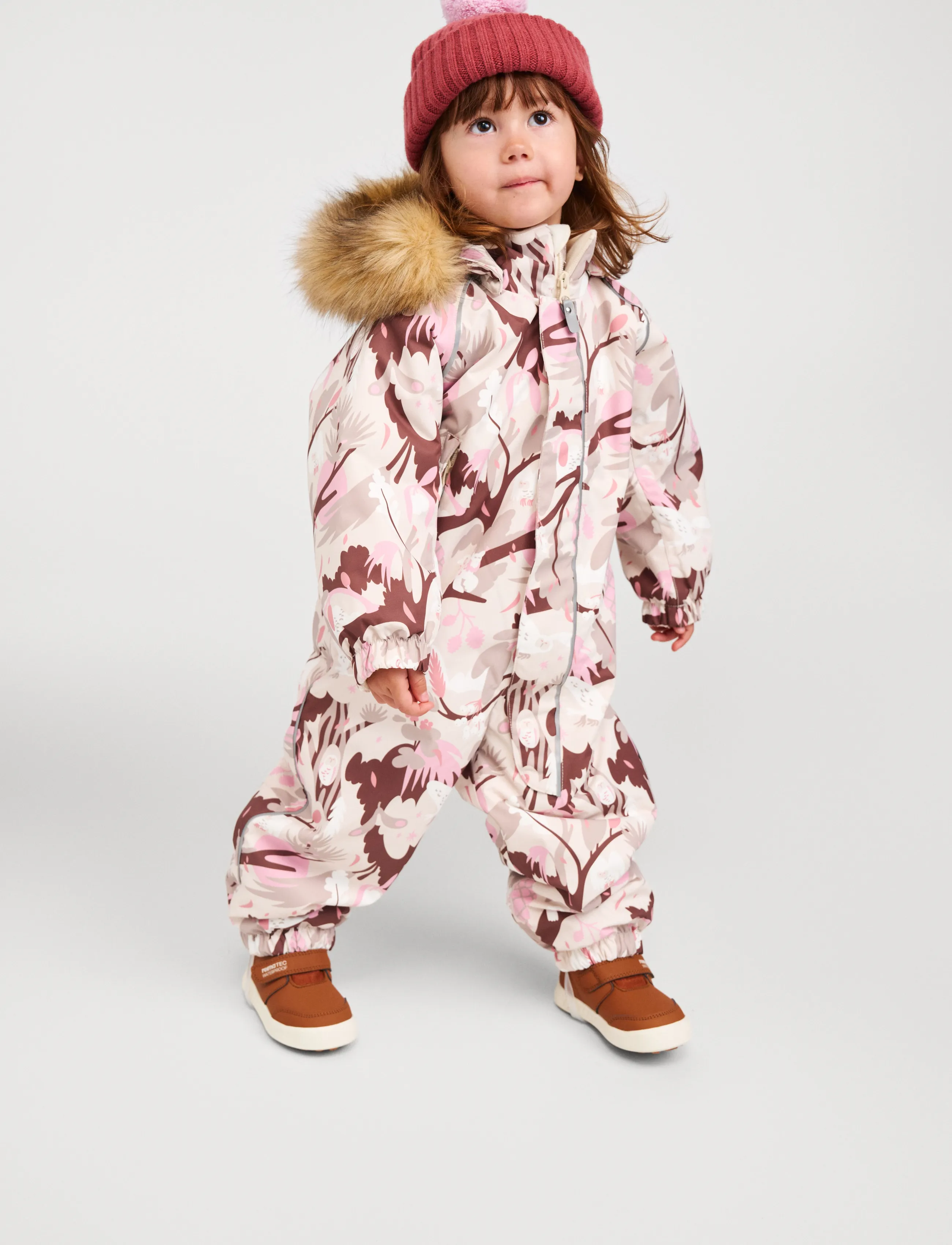 Reima tec Winter Overall, Lappi, 80, Coveralls, Beige - Snow-ski Coveralls & Sets, Kinder