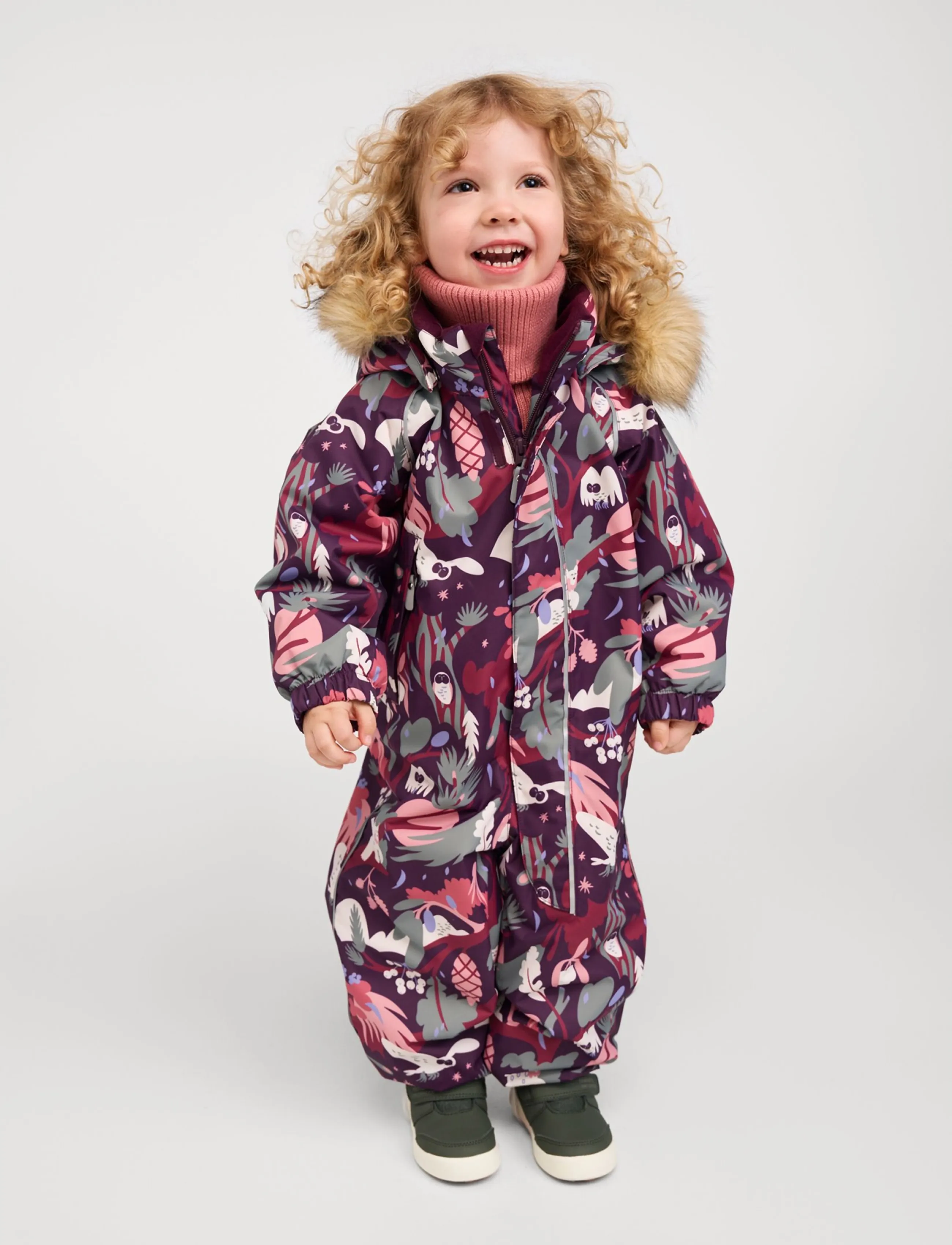 Reima - ReimaTec winter overall, Lappi - Õueriided - deep purple - 4