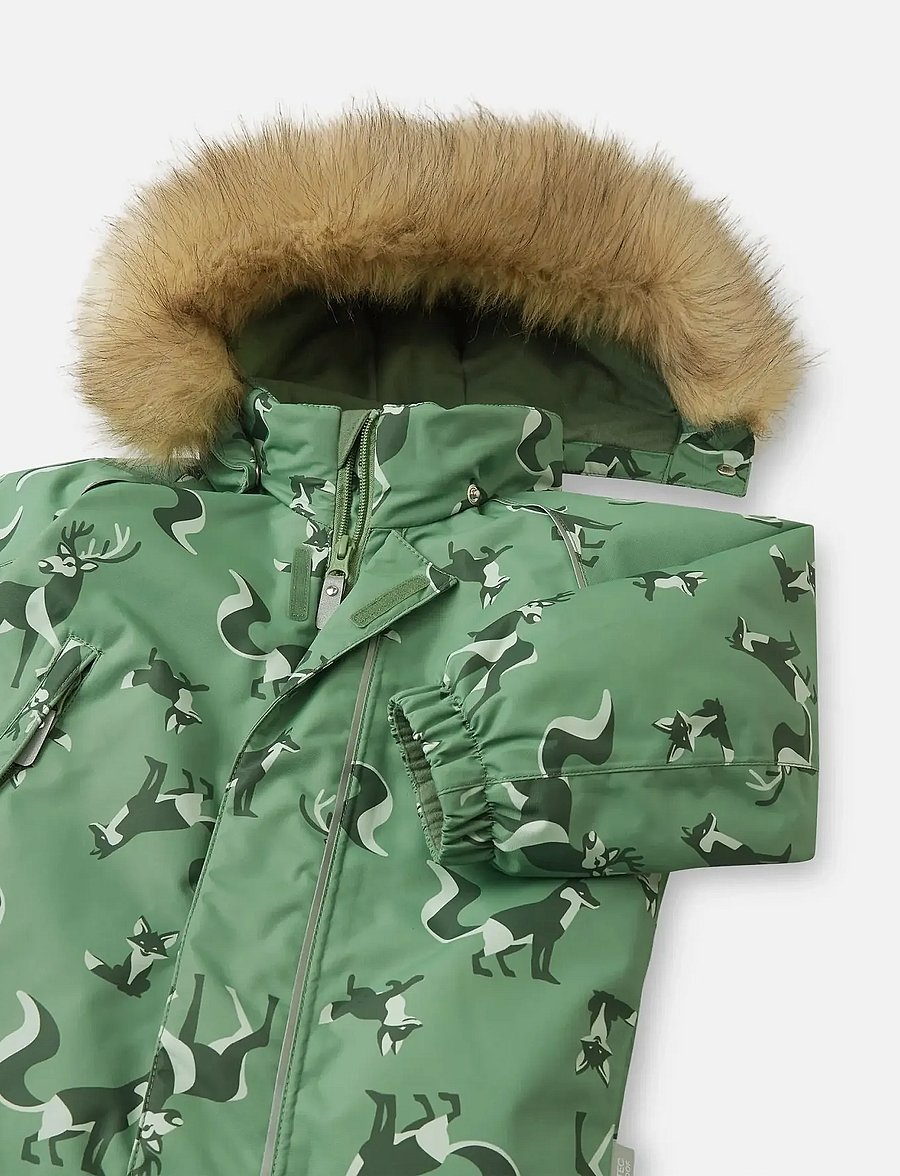 Reima - Reimatec winter overall, Lappi - ytterkläder - green clay - 4