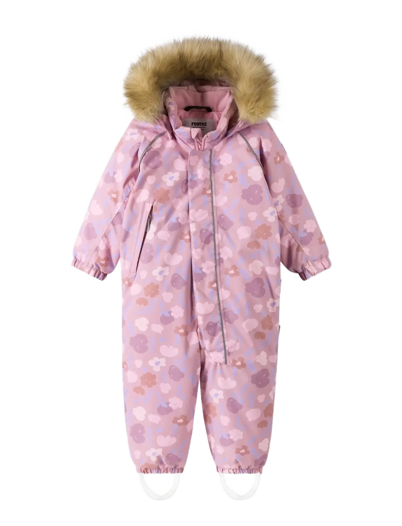 Reima ReimaTec winter overall, Lappi - Talvekombed - GREY PINK / pink/rose