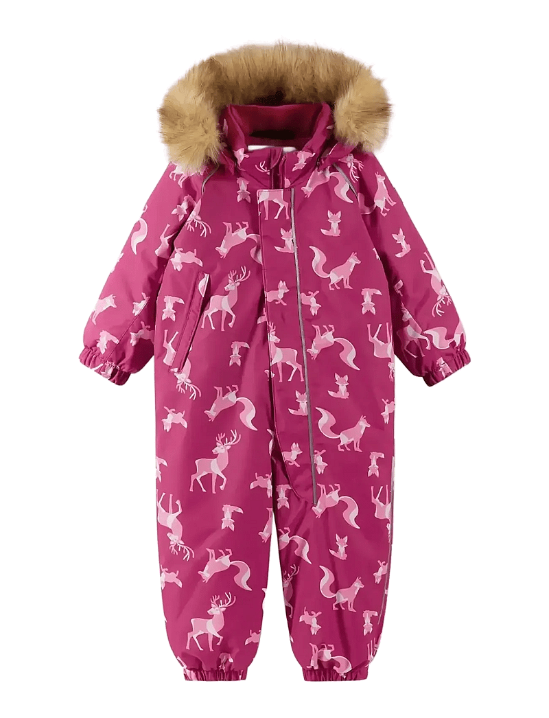 Reima - Reimatec winter overall, Lappi - overtøj - rosy berry - 0