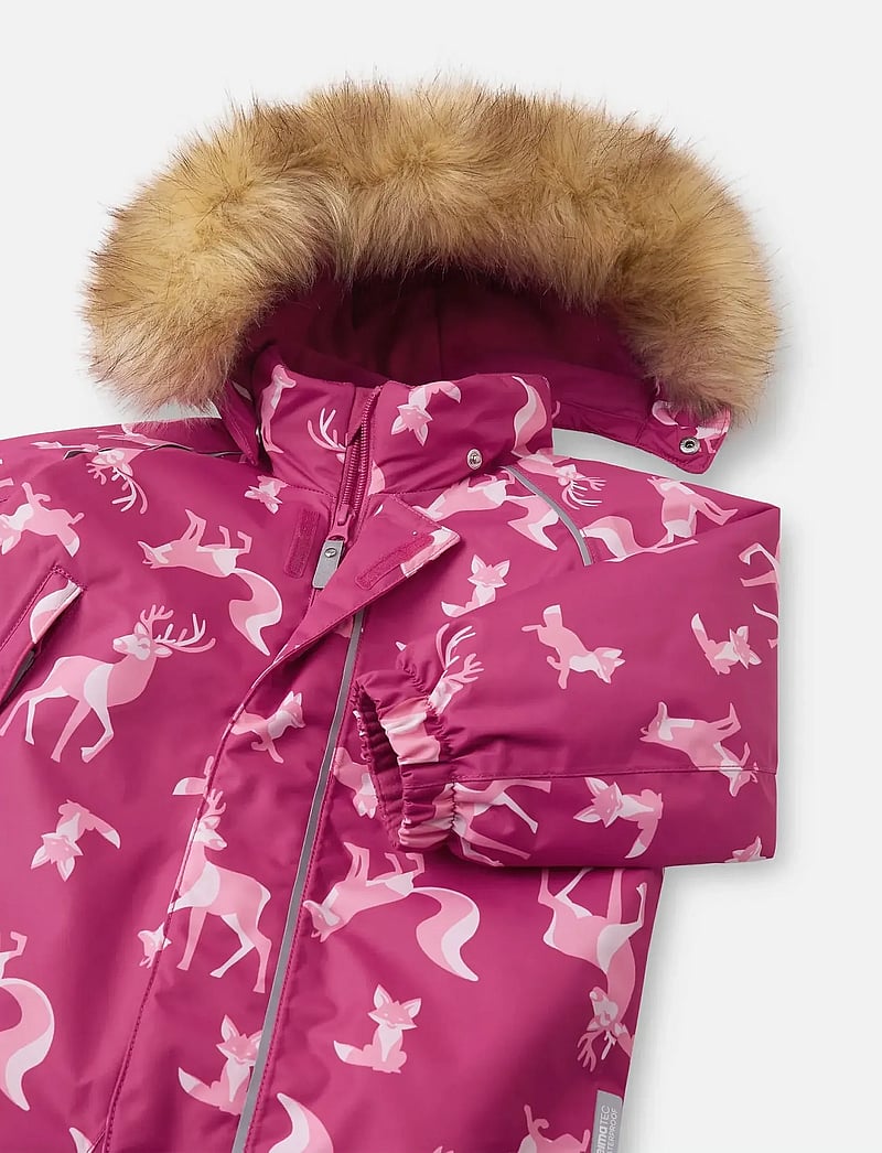 Reima - Reimatec winter overall, Lappi - overtøj - rosy berry - 4