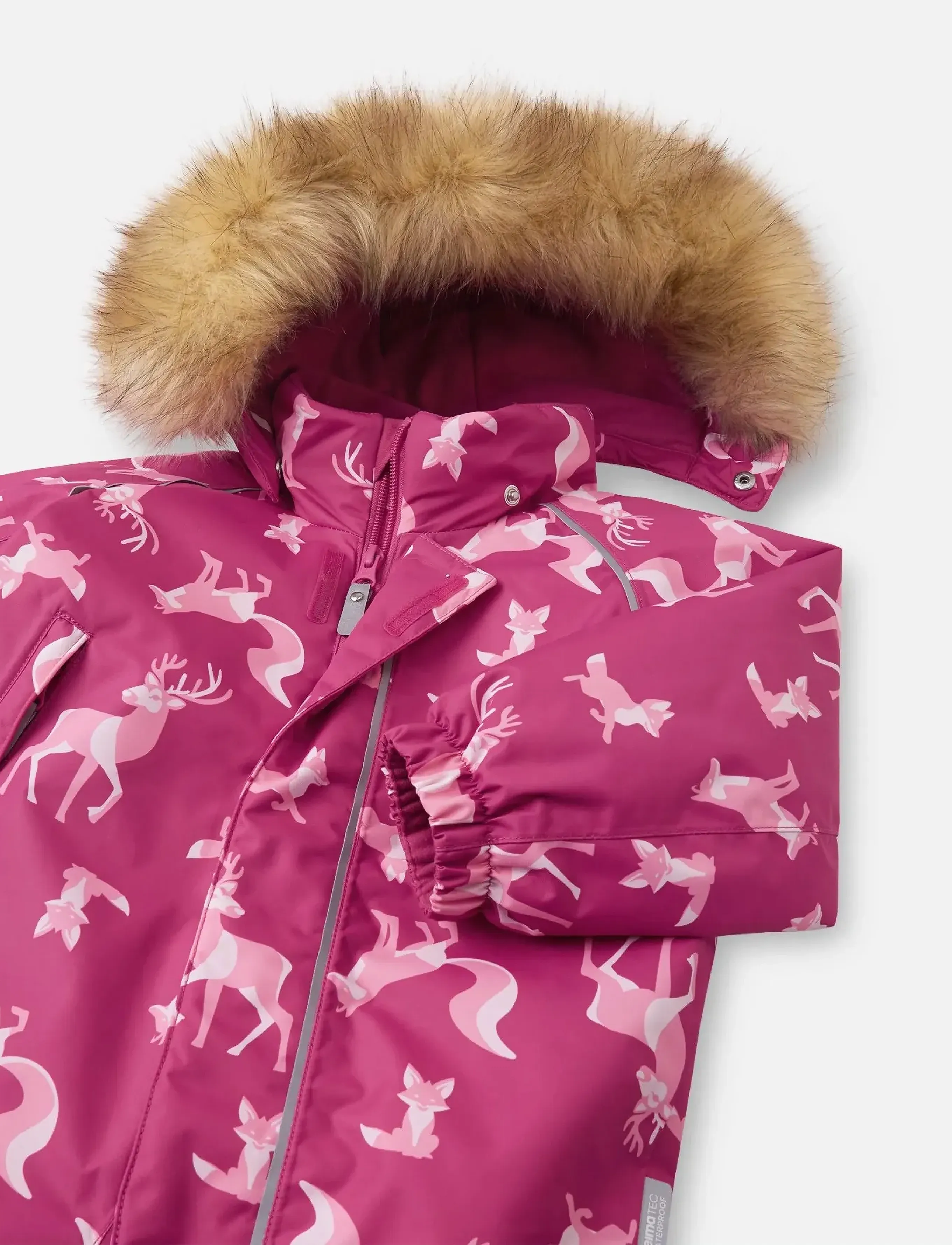 Reima - Reimatec winter overall, Lappi - overtøj - rosy berry - 4