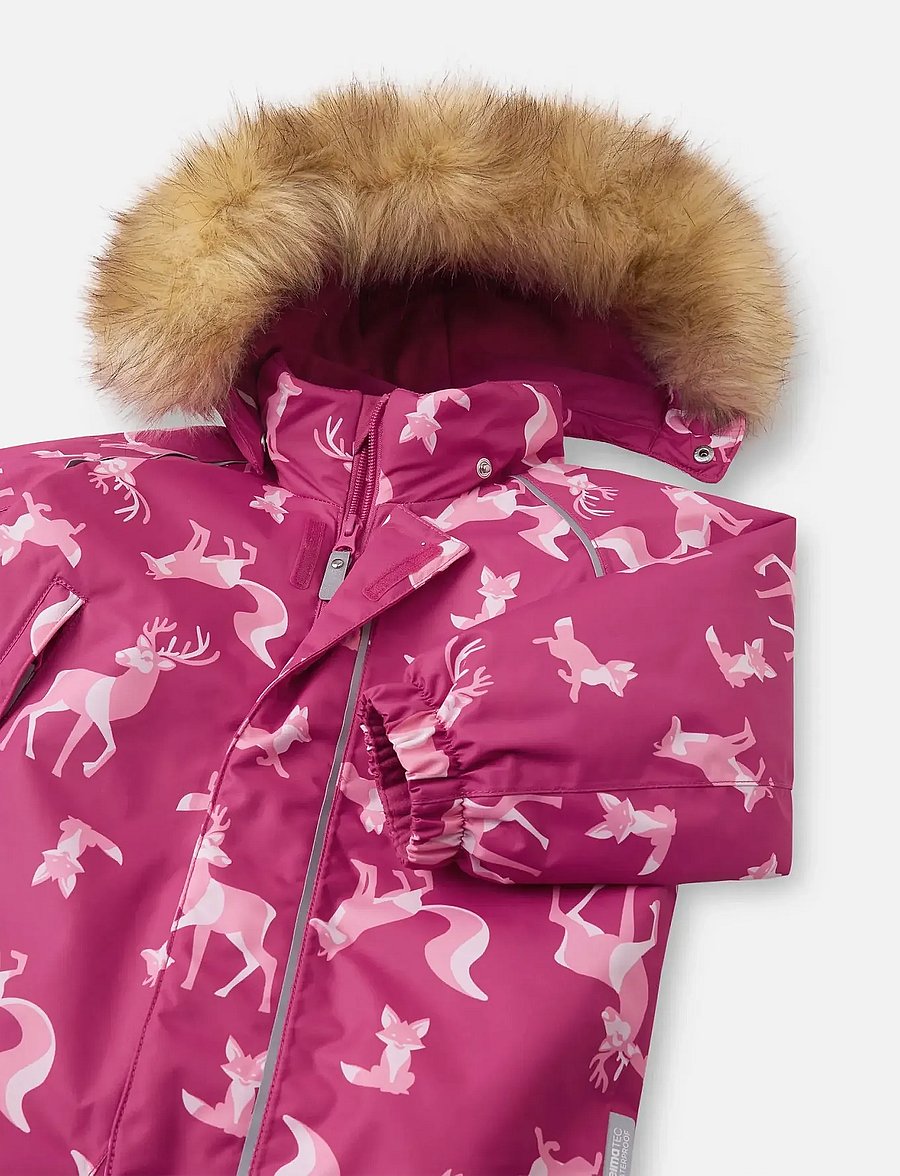 Reima - Reimatec winter overall, Lappi - overtøj - rosy berry - 4
