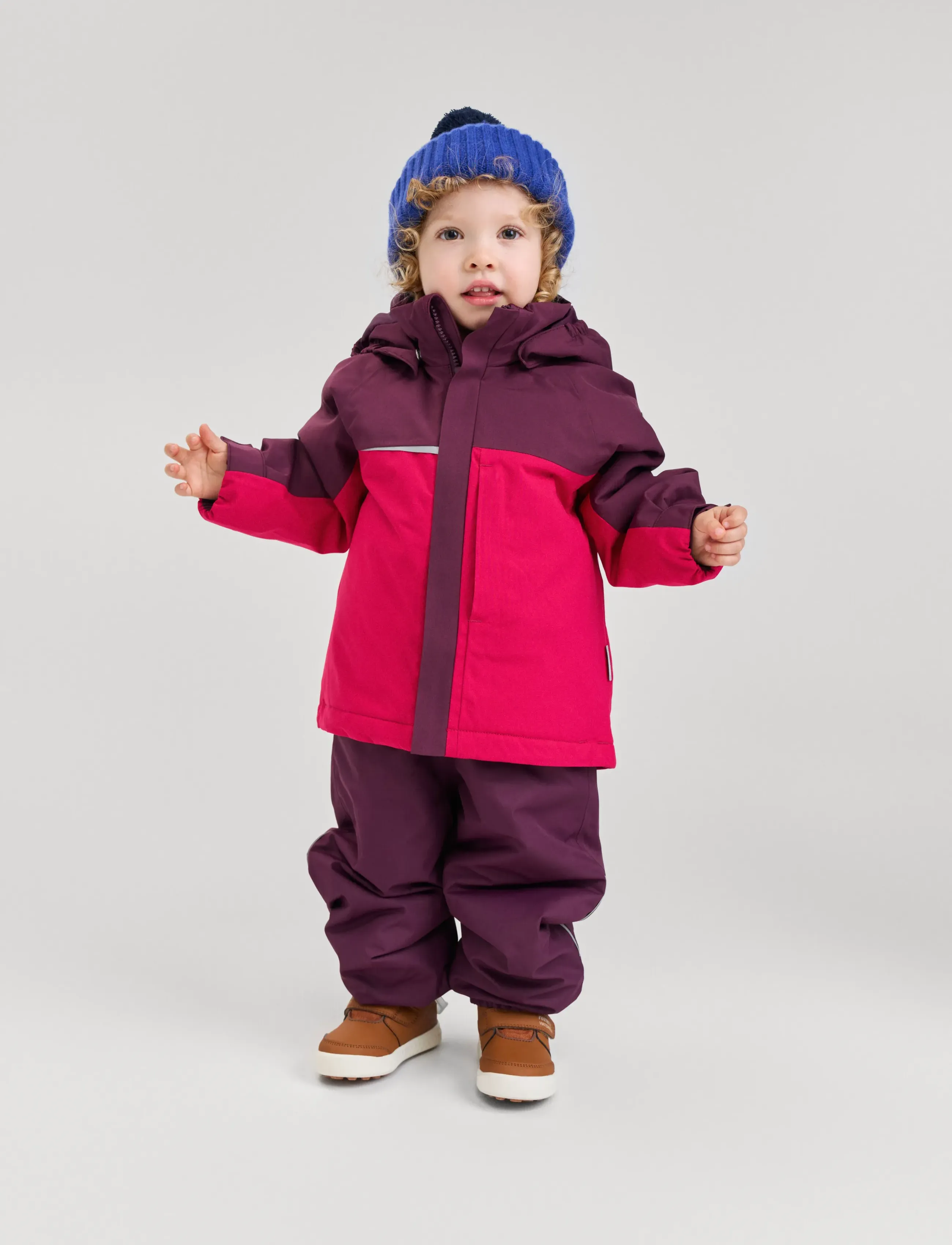 Reima tec Winter Pants, Matias, Børn, Vinter Smækbukser, Lila, Str: 86