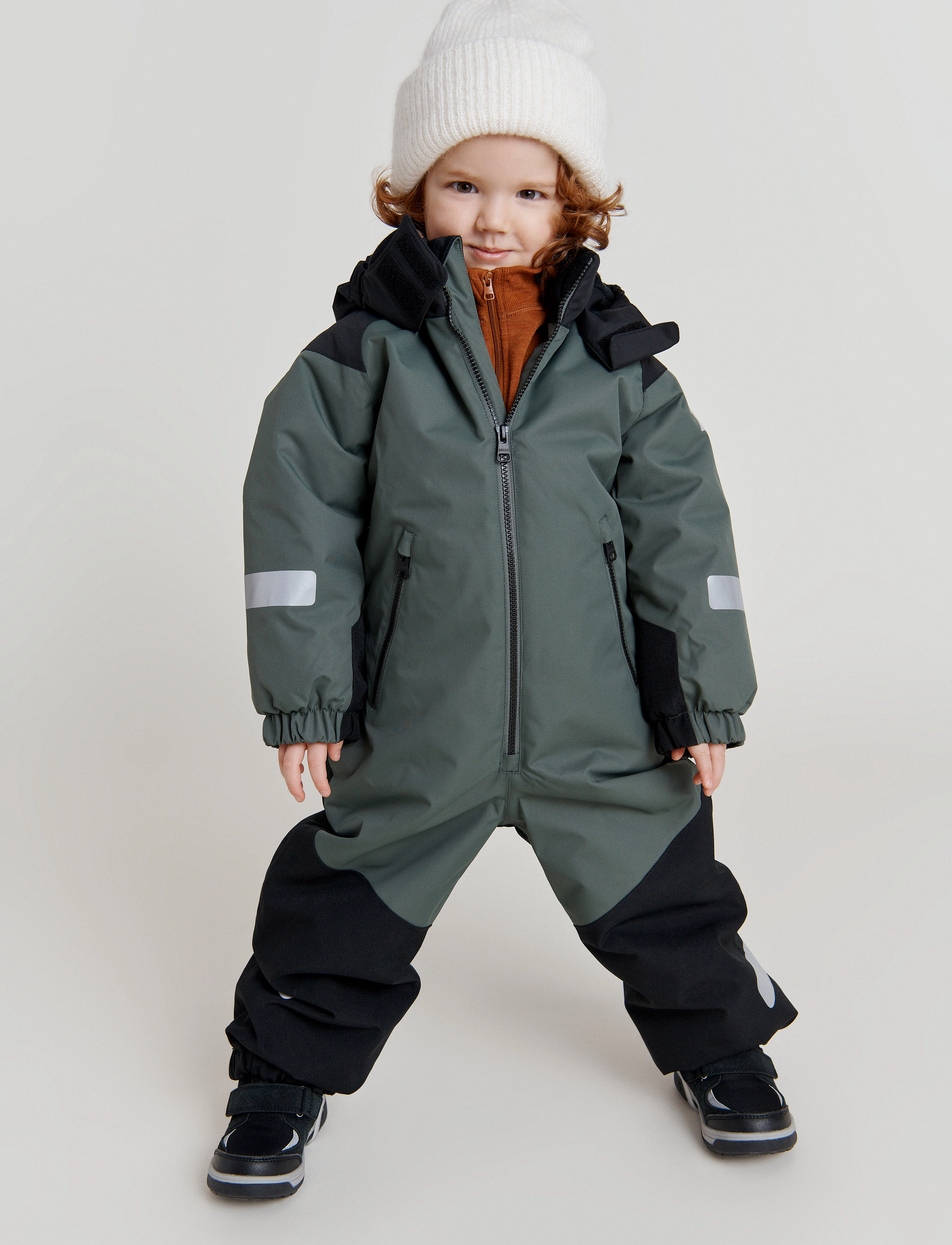 Reima - Reimatec winter overall, Kauhava - thyme green - 2