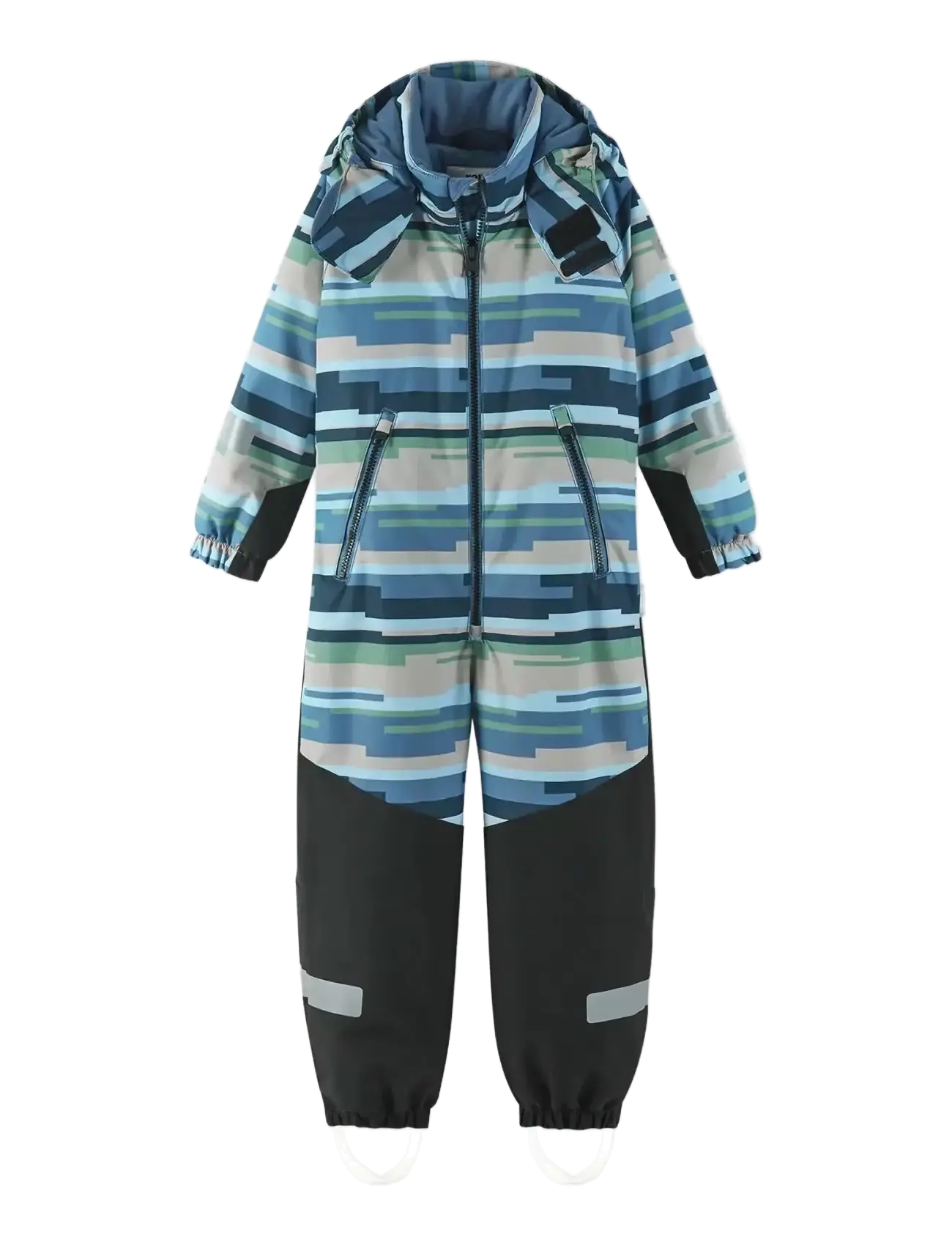 Kids' winter snowsuit Kurikka - BLUE OCEAN