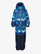 Kids' winter snowsuit Kurikka - COOL BLUE