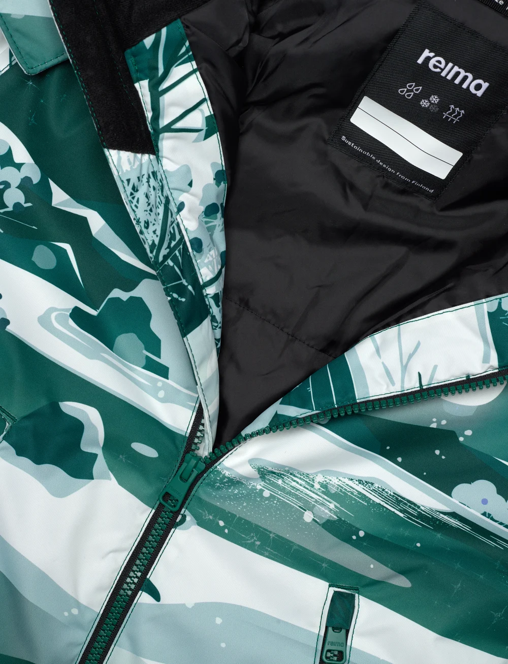 Reima - Kids' winter snowsuit Kurikka - Õueriided - deeper green - 2