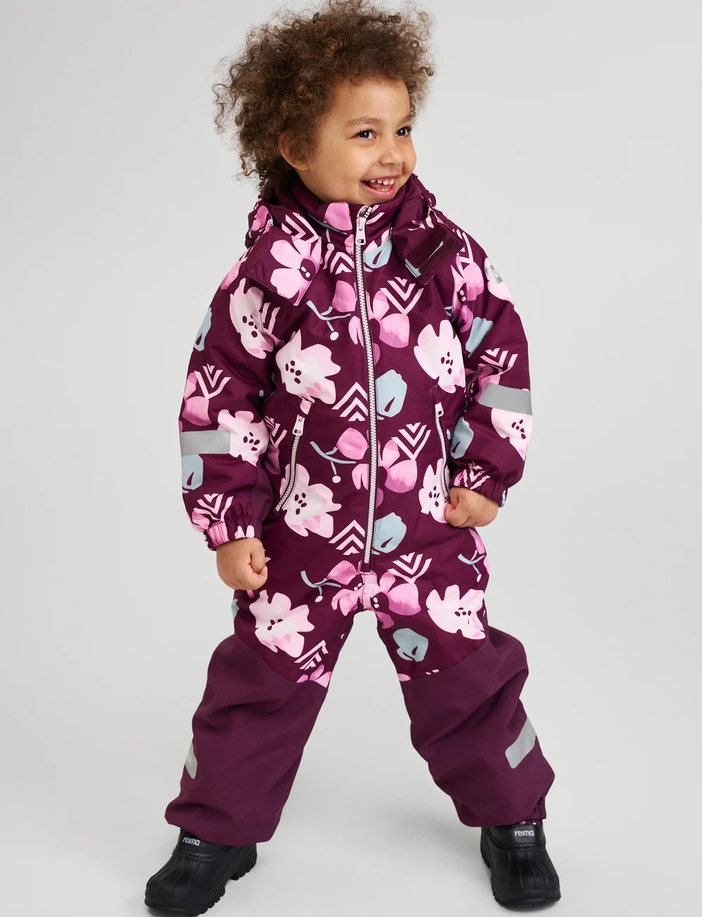 Reima - Kids' winter snowsuit Kurikka - snowsuit - deep purple - 0