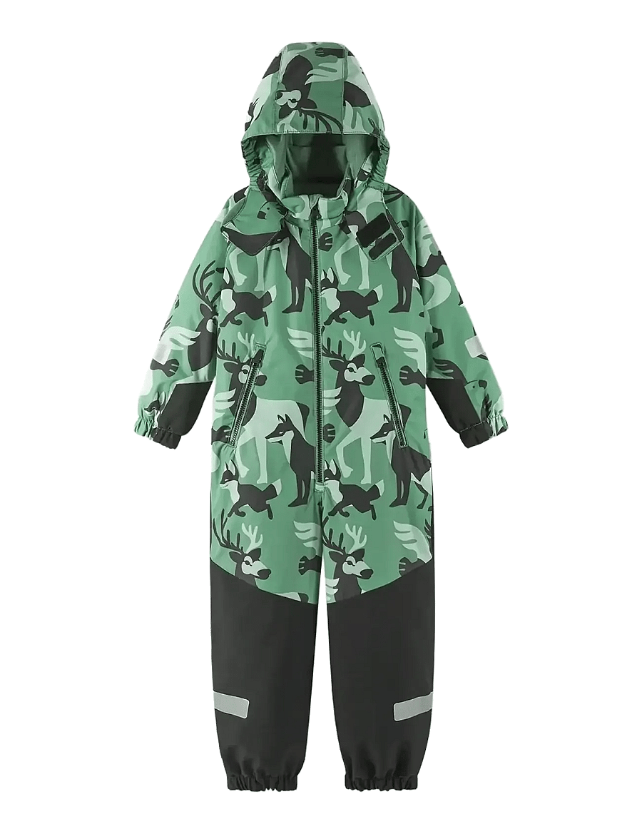 Reima - Kids' winter snowsuit Kurikka - Õueriided - green clay - 2