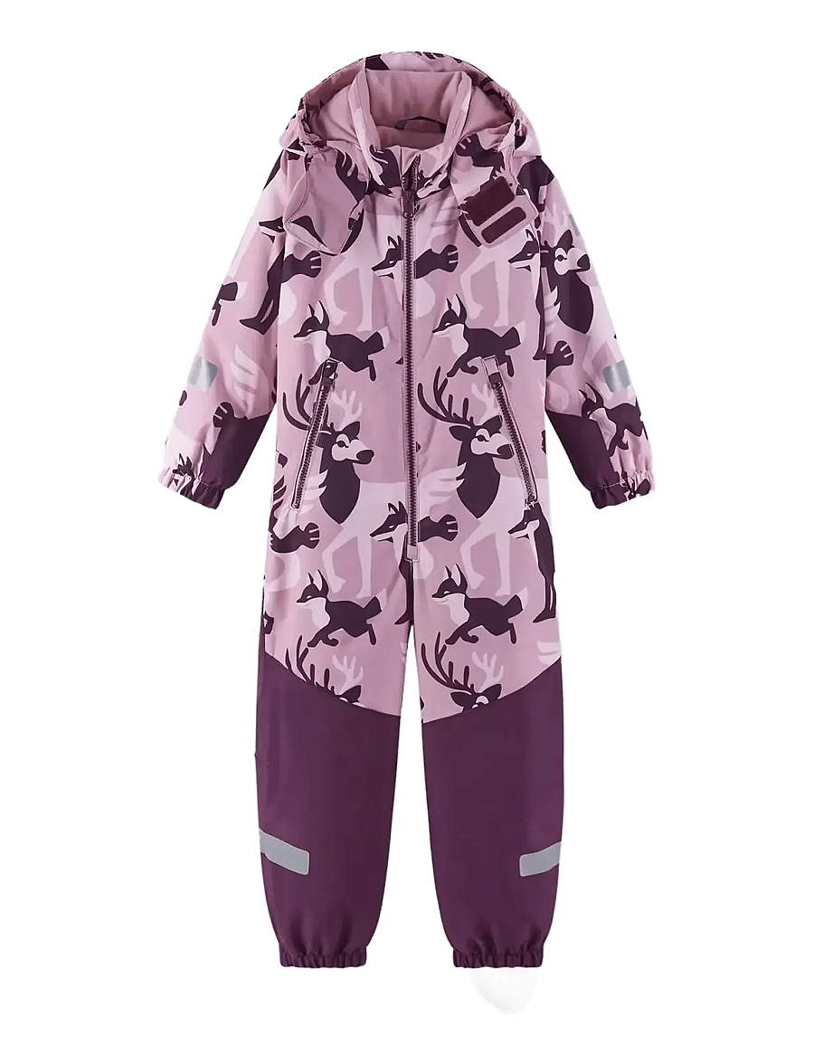 Reima - Kids' winter snowsuit Kurikka - overtøj - grey pink - 0