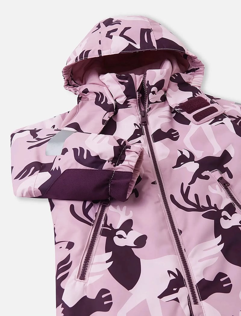 Reima - Reimatec winter overall, Kurikka - shop efter alder - grey pink - 3