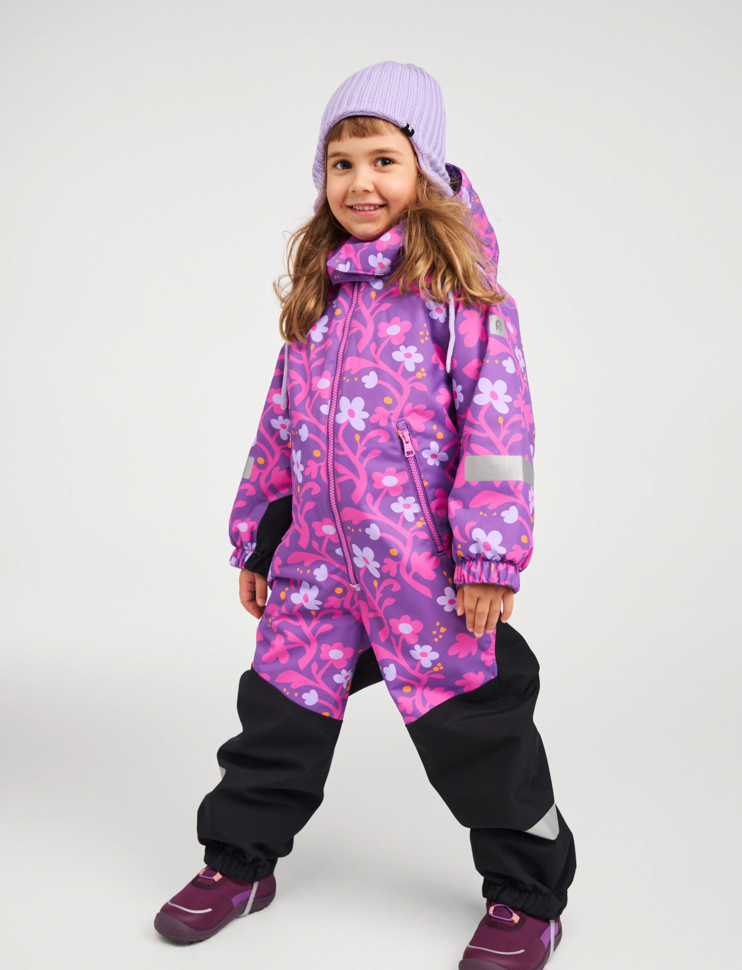 Reima - ReimaTec winter overall, Kurikka - back to school - plum purple - 3