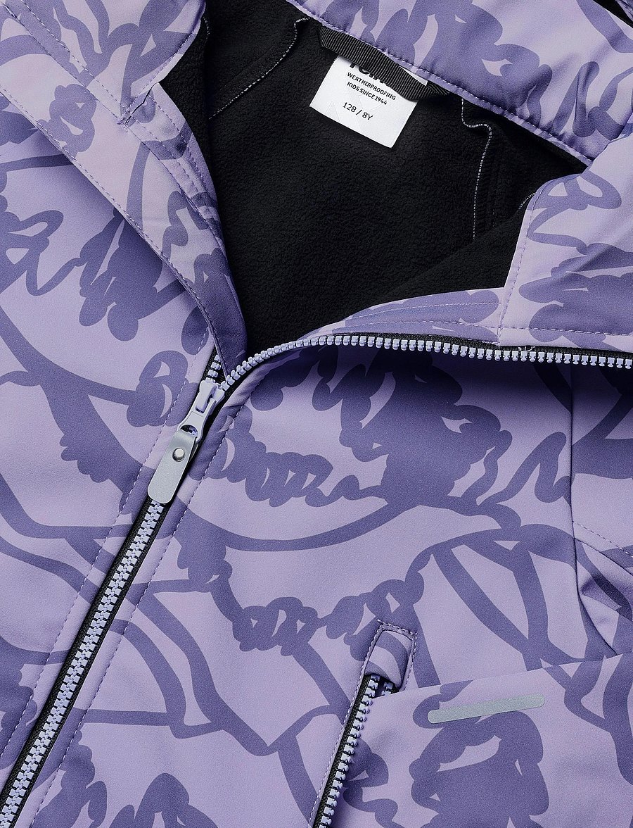 Reima - Softshell jacket, Aitoo - softshelljackor - blooming lilac - 4
