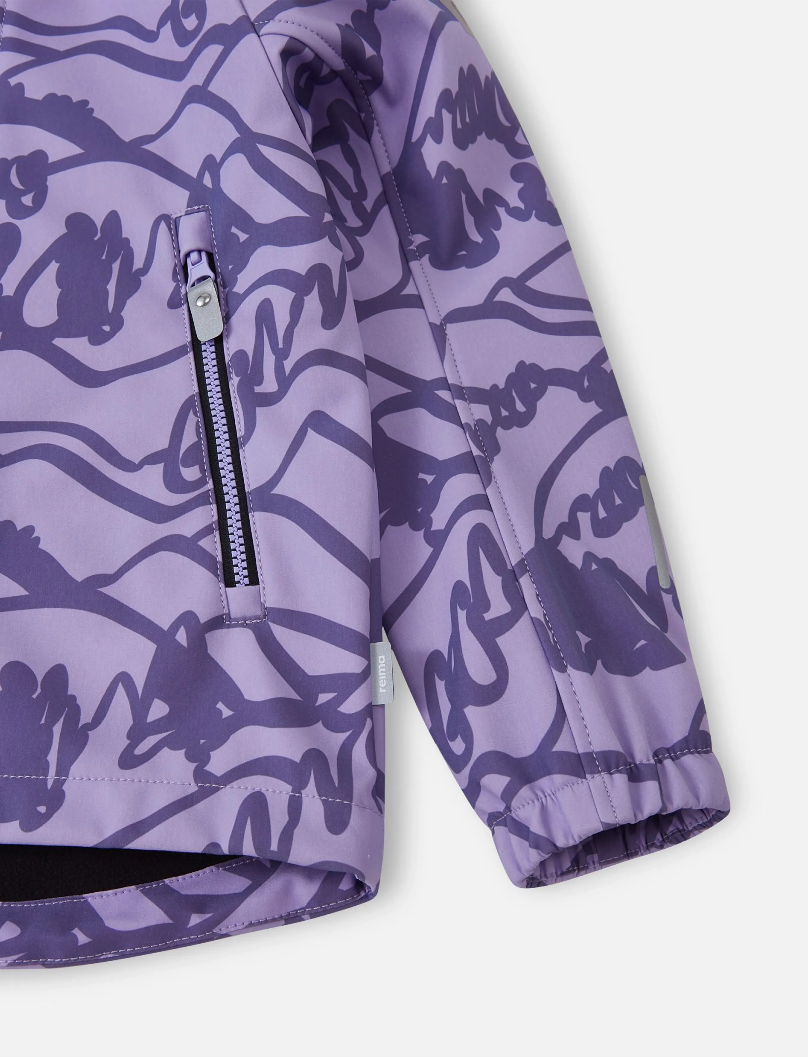 Reima - Softshell jacket, Aitoo - softshelljakker - blooming lilac - 5
