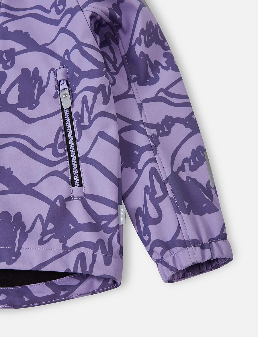 Reima - Softshell jacket, Aitoo - softshelljakker - blooming lilac - 5