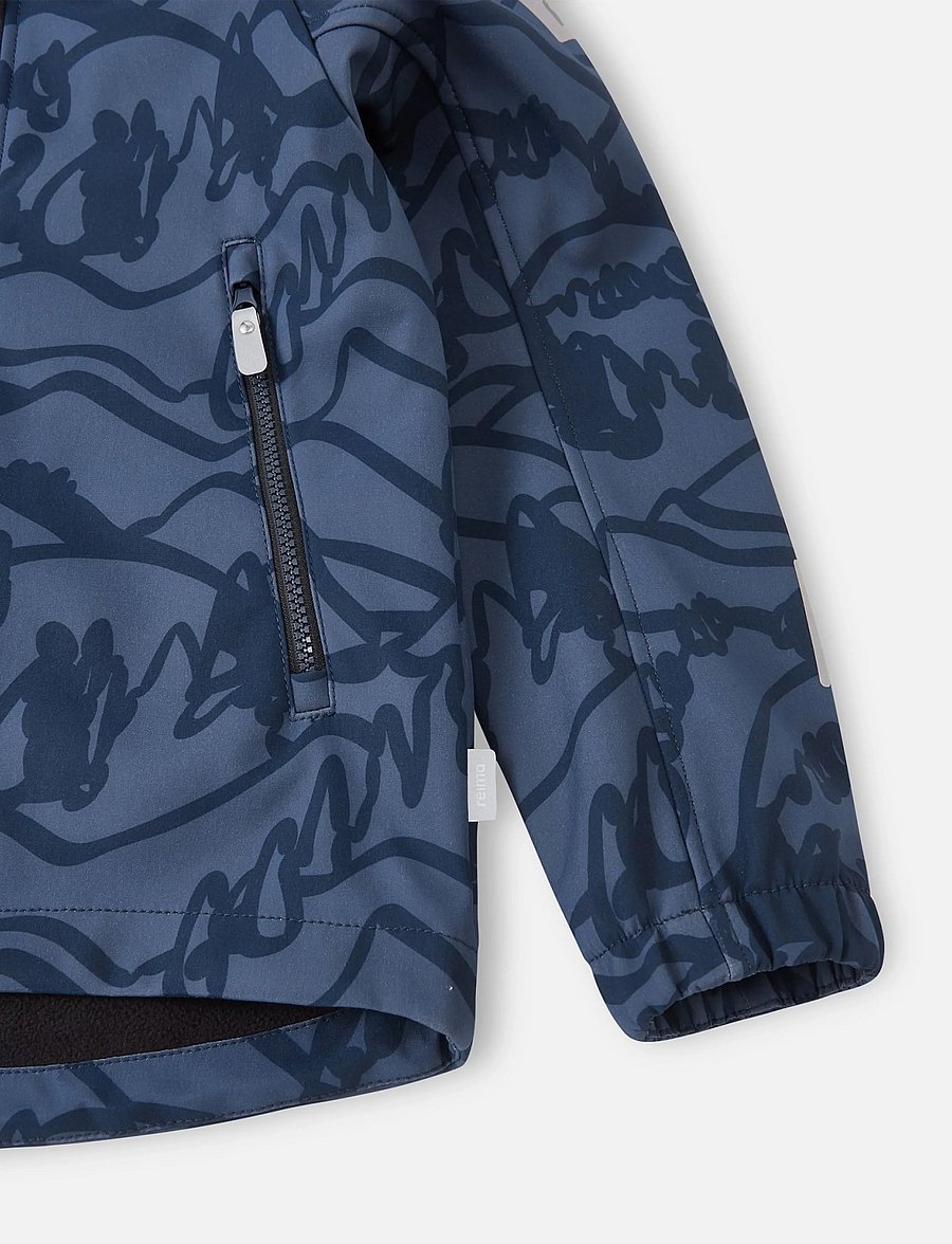 Reima - Softshell jacket, Aitoo - softshell-jacken - navy - 3