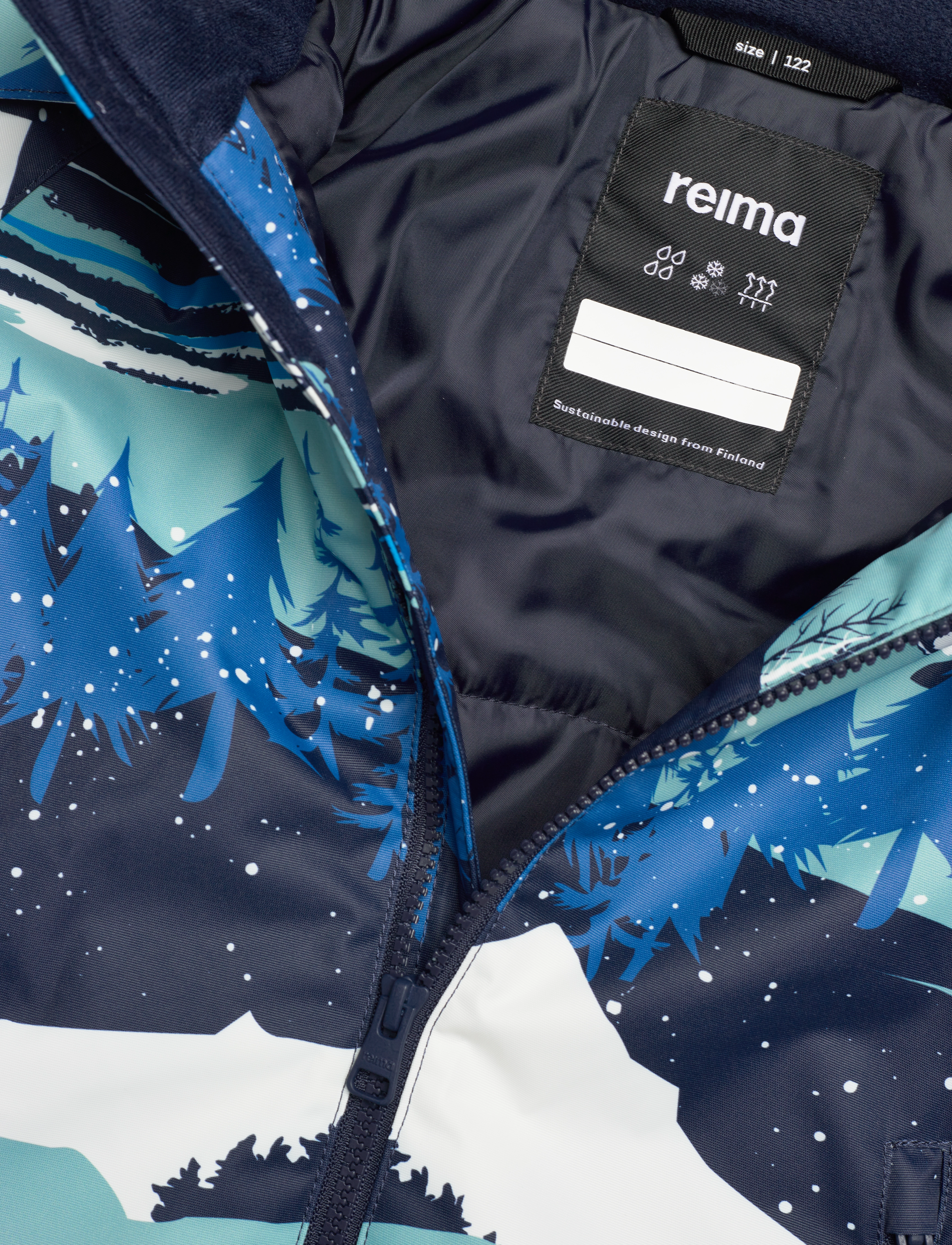 Reima - Kids' winter jacket Maunu - navy - 2