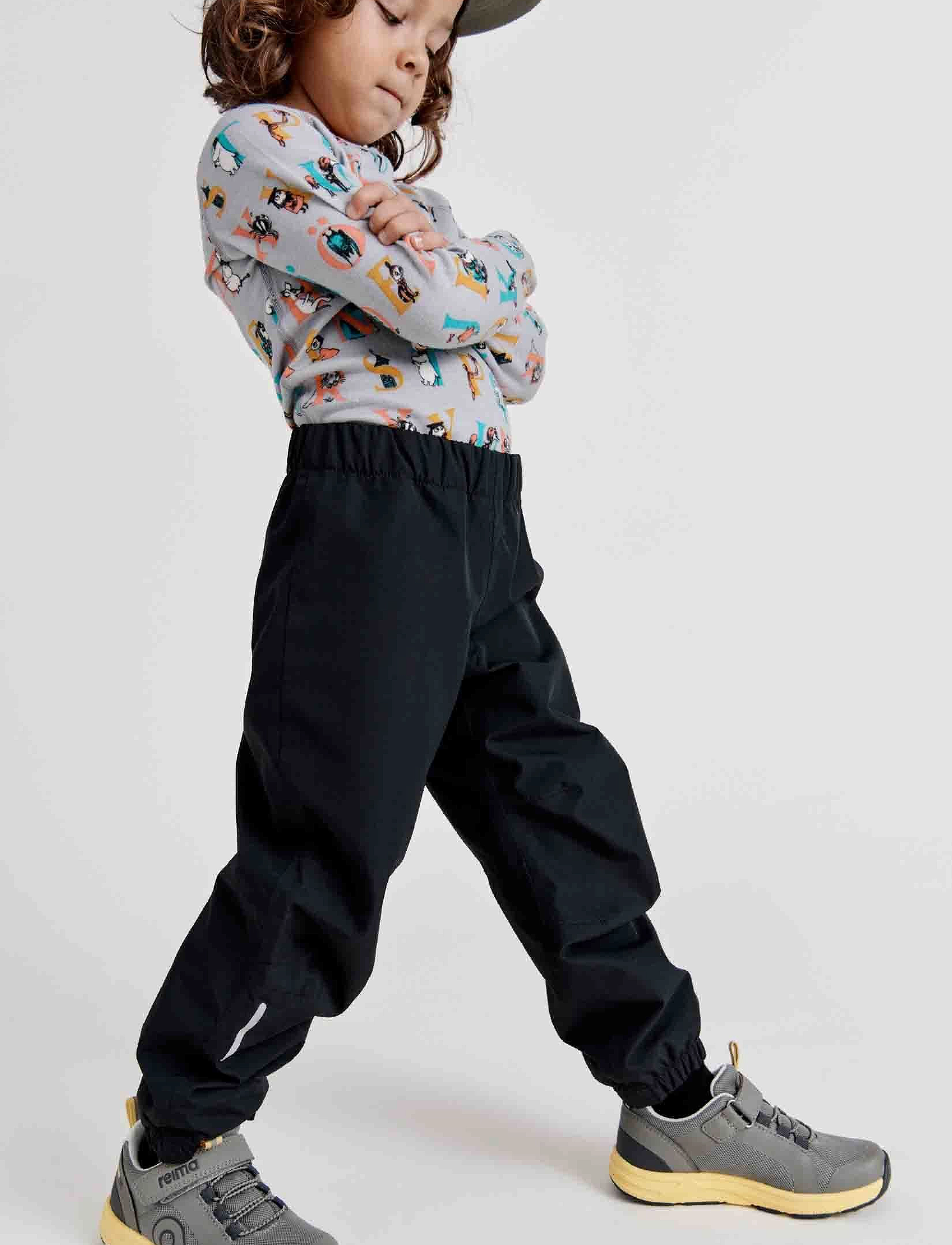 Reima - ReimaTec pants, Kaura - shell- & regenhosen - black - 4