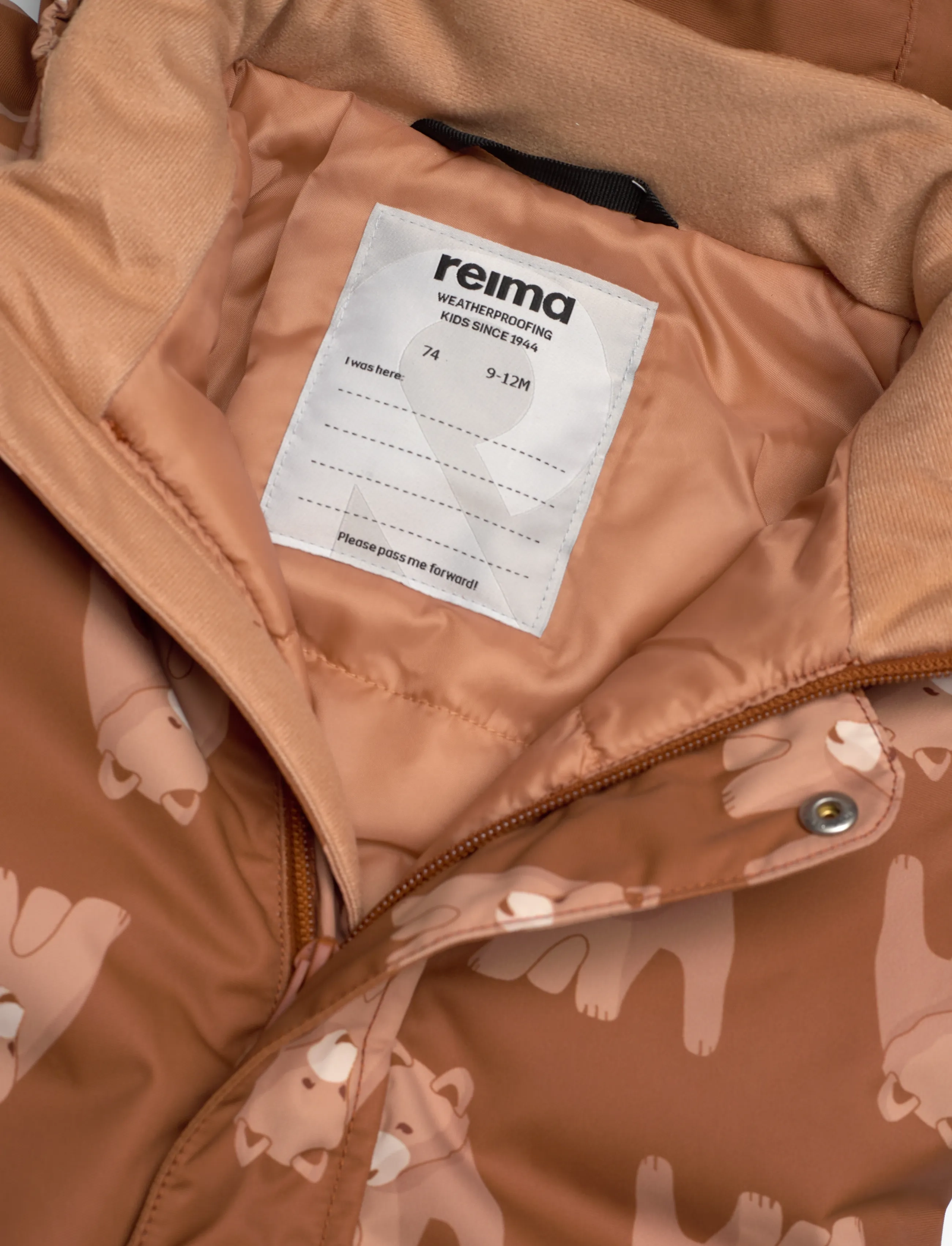 Reima - Winter overall, Tienoot - haalarit - cinnamon brown - 3