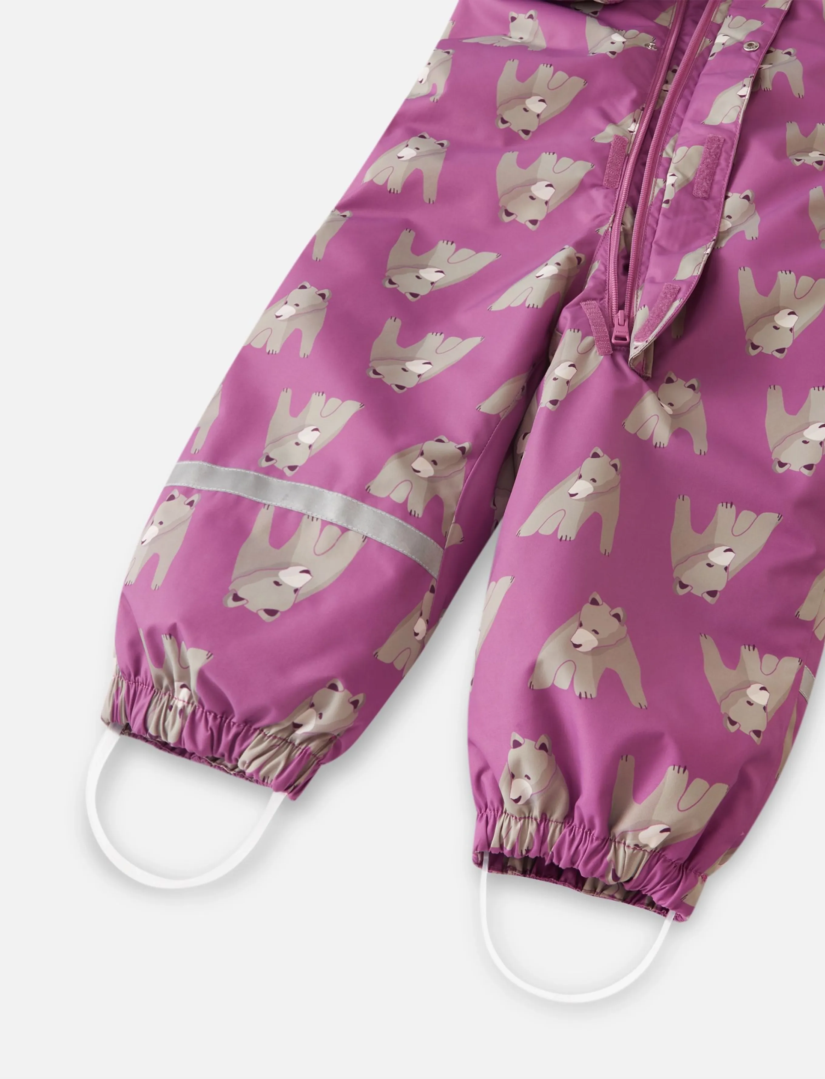 Reima - Winter overall, Tienoot - jacken & mäntel - red violet - 2