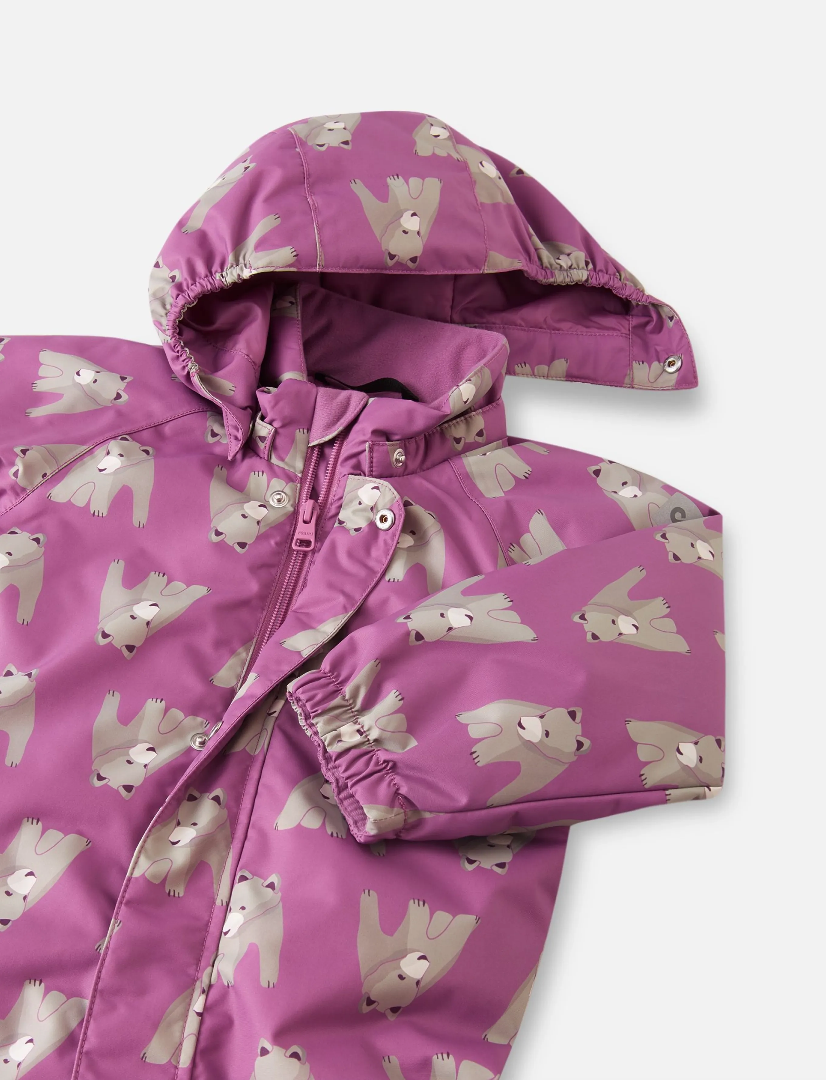 Reima - Winter overall, Tienoot - jacken & mäntel - red violet - 3