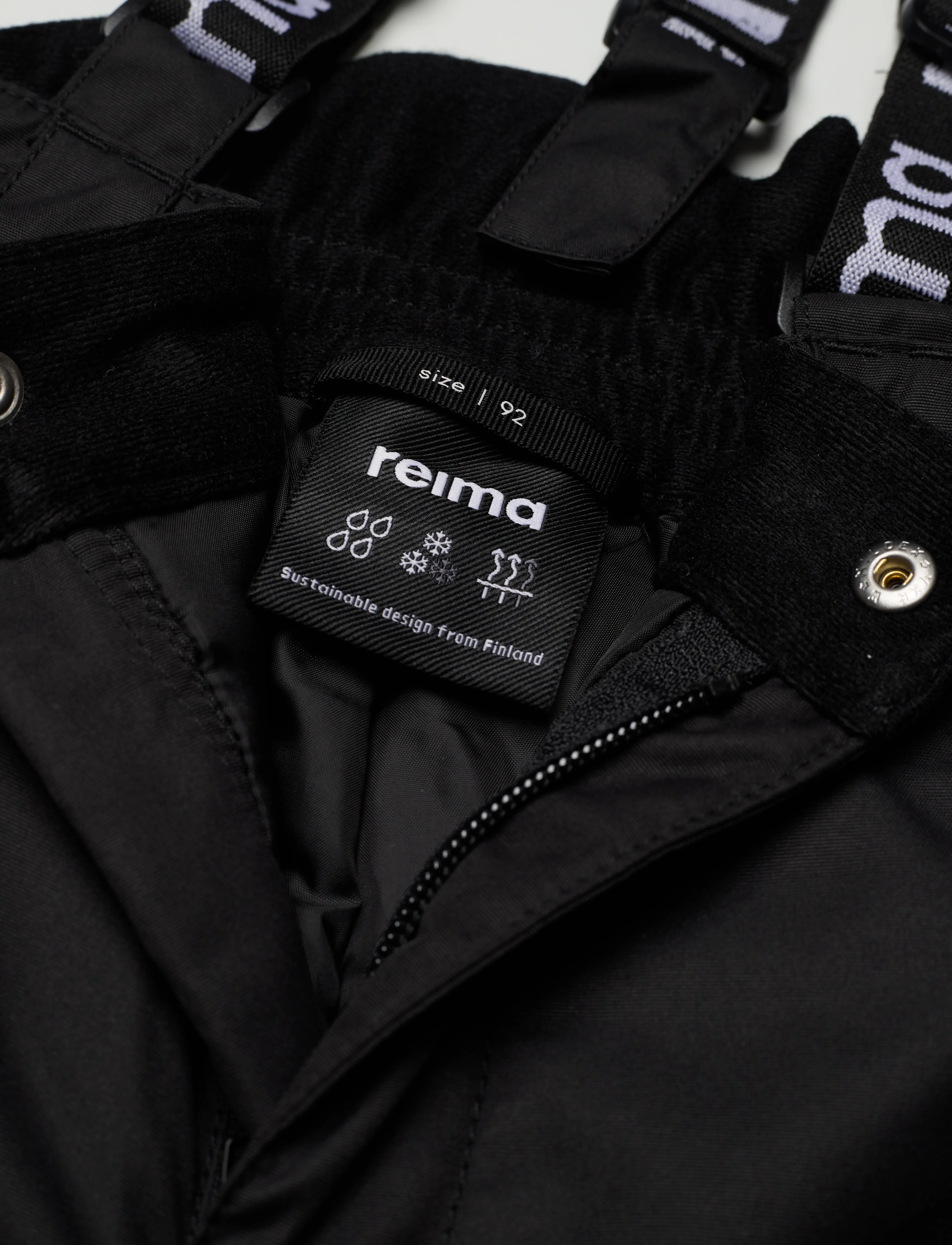 Reima - Winter pants, Tuokio - overtræksbukser - black - 3