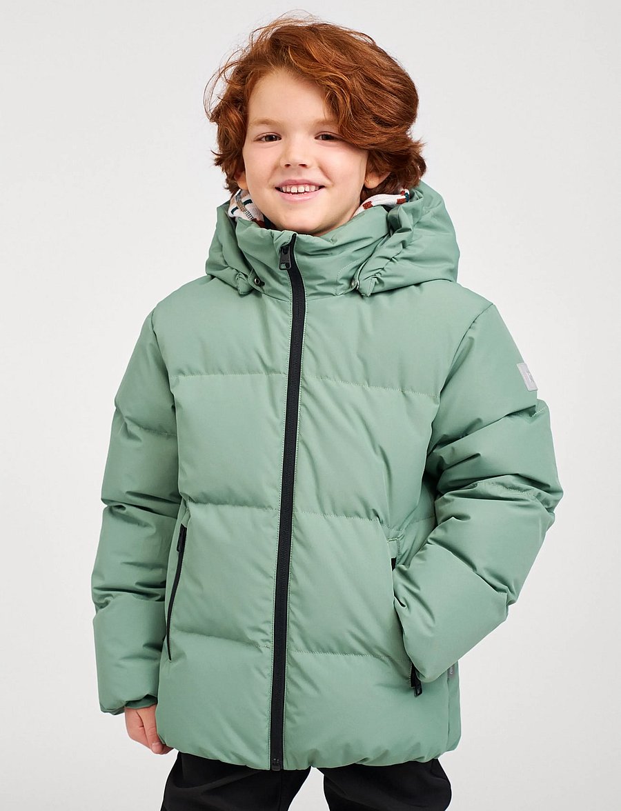 Reima - Down jacket, Paimio - isolerede jakker - green clay - 5