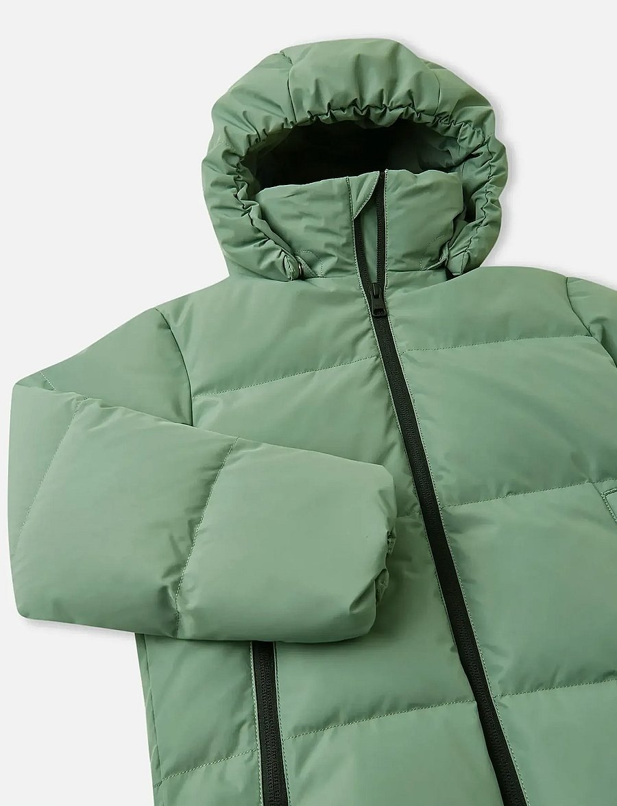 Reima - Down jacket, Paimio - isolerede jakker - green clay - 4