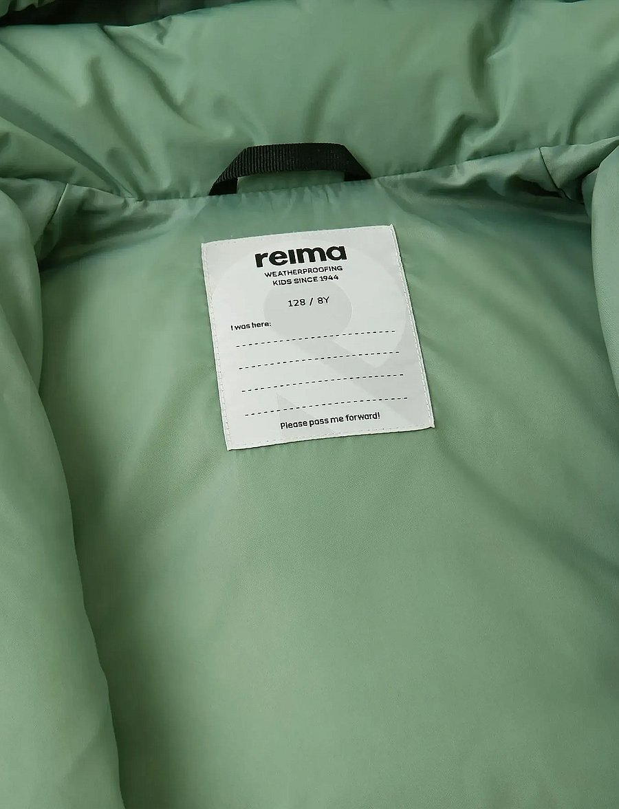 Reima - Down jacket, Paimio - isolerede jakker - green clay - 5