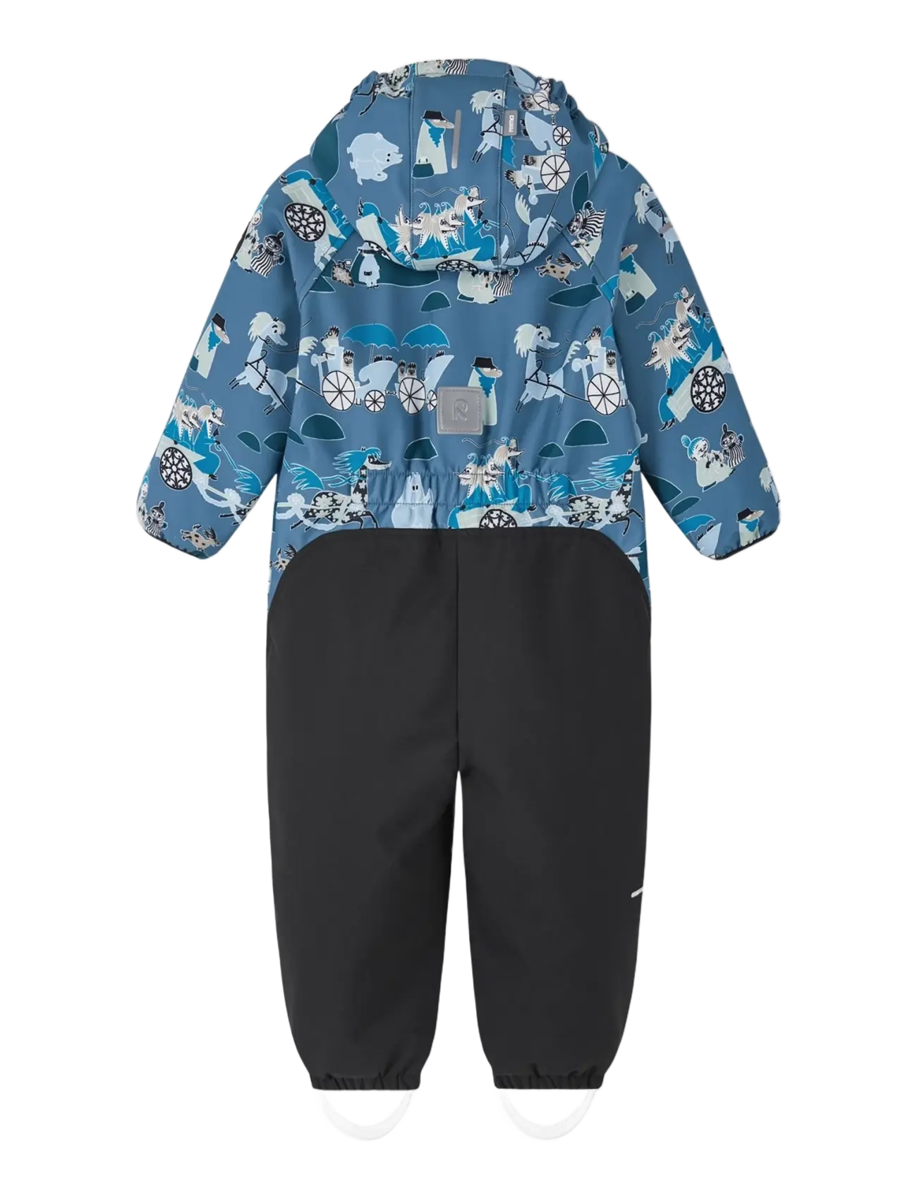 Reima - Softshell overall, Moomin Mjosa - softshell-overalls - blue ocean - 1