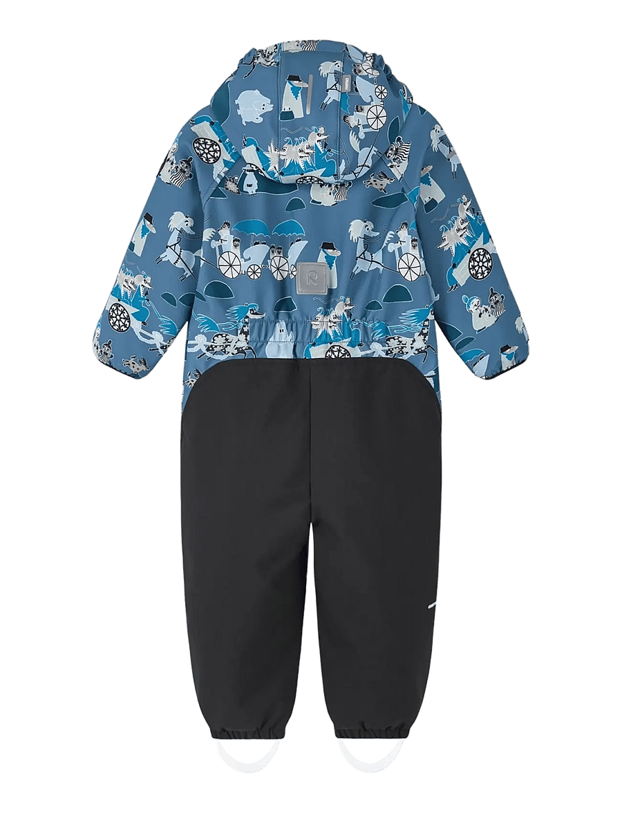 Reima - Softshell overall, Moomin Mjosa - softshell-overalls - blue ocean - 1