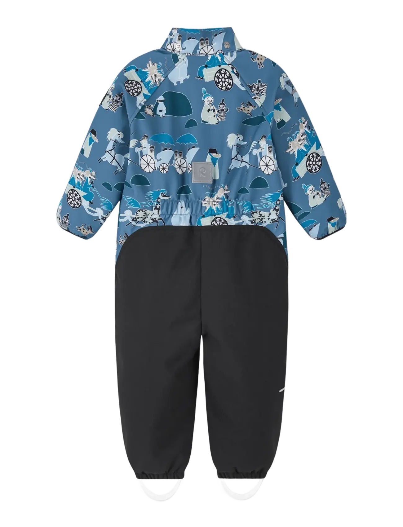 Reima - Softshell overall, Moomin Mjosa - softshell-overalls - blue ocean - 2