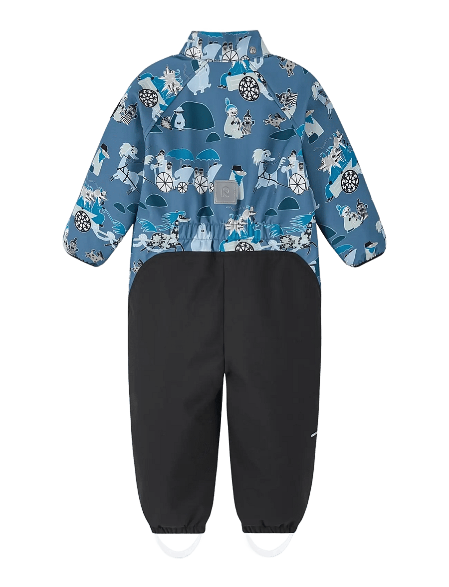 Reima - Softshell overall, Moomin Mjosa - softshell-overalls - blue ocean - 2