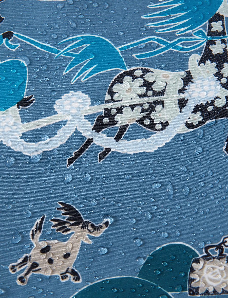 Reima - Softshell overall, Moomin Mjosa - softshell-overalls - blue ocean - 5