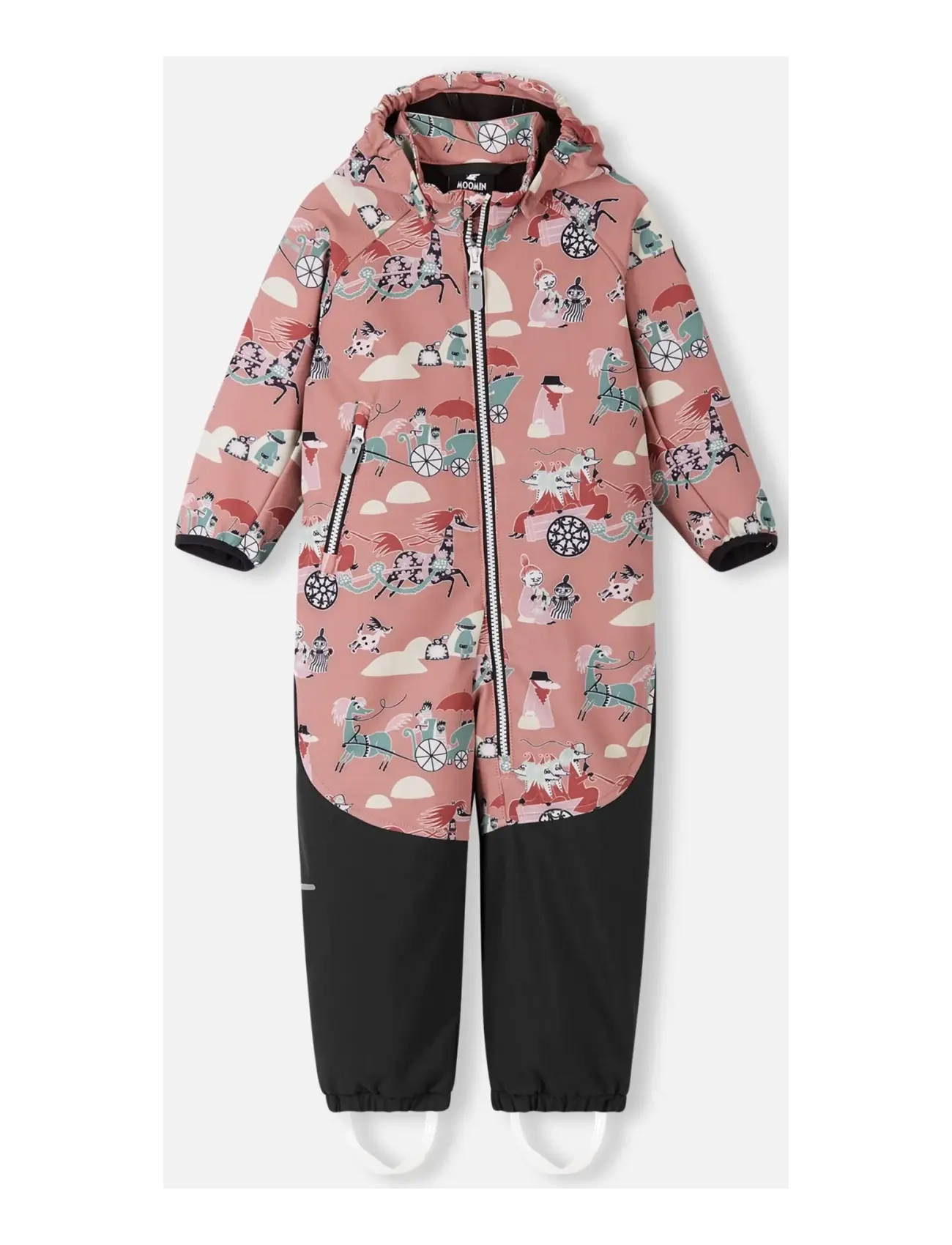 REIMA Softshell Overall, Moomin Mjosa Pink - 104 - Kinder