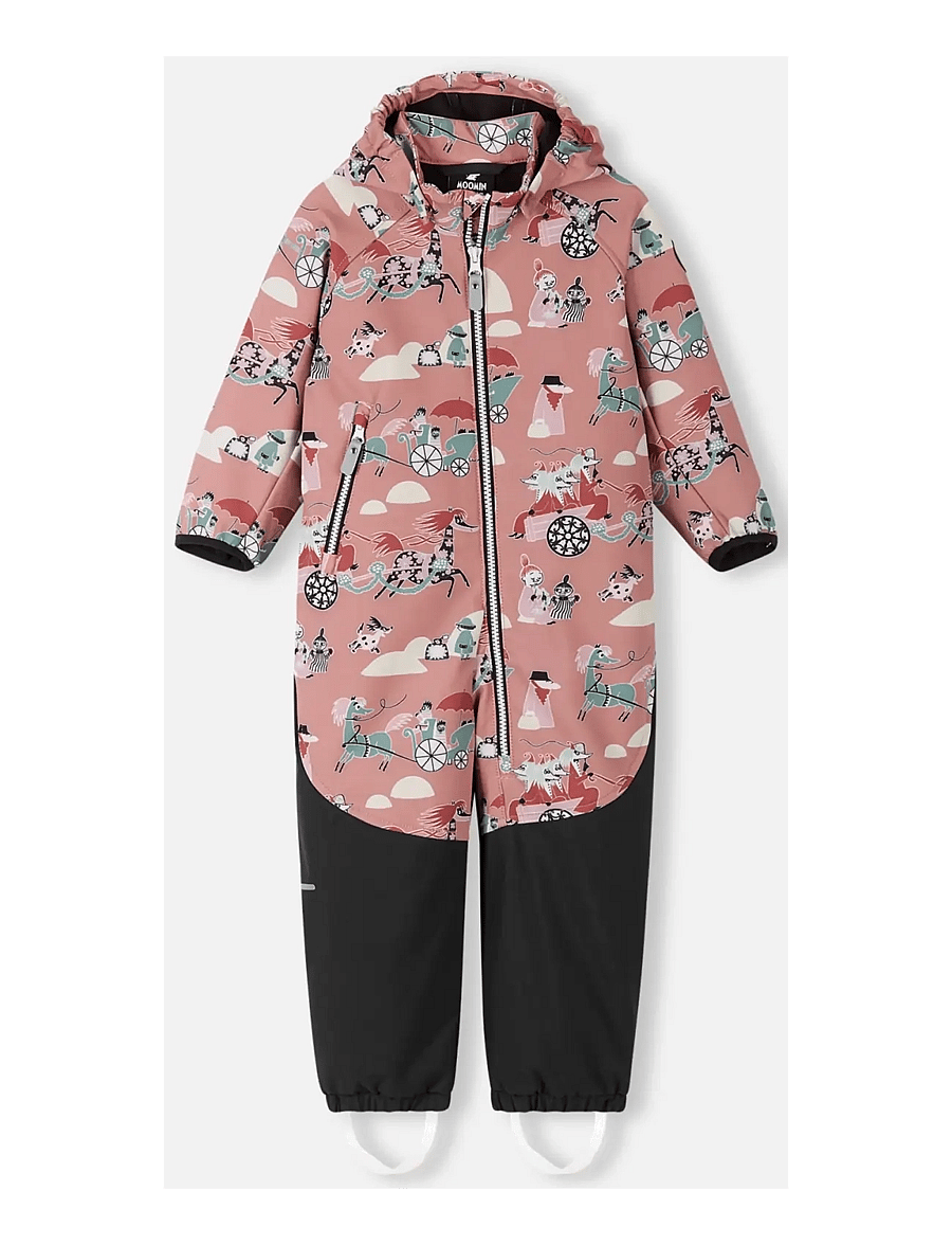 Reima - Softshell overall, Moomin Mjosa - softshell dragter - rose blush - 0