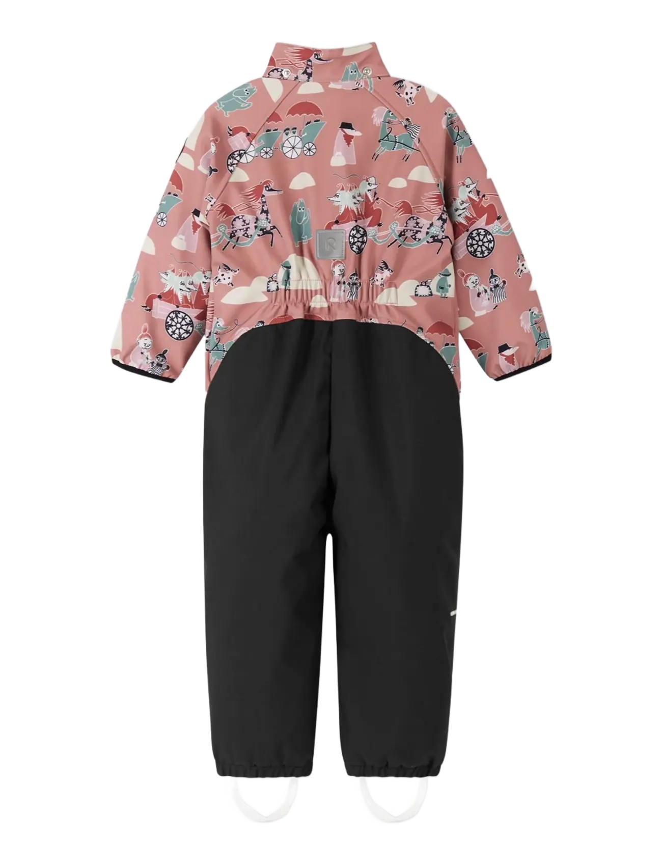 Reima - Softshell overall, Moomin Mjosa - softshell dragter - rose blush - 2