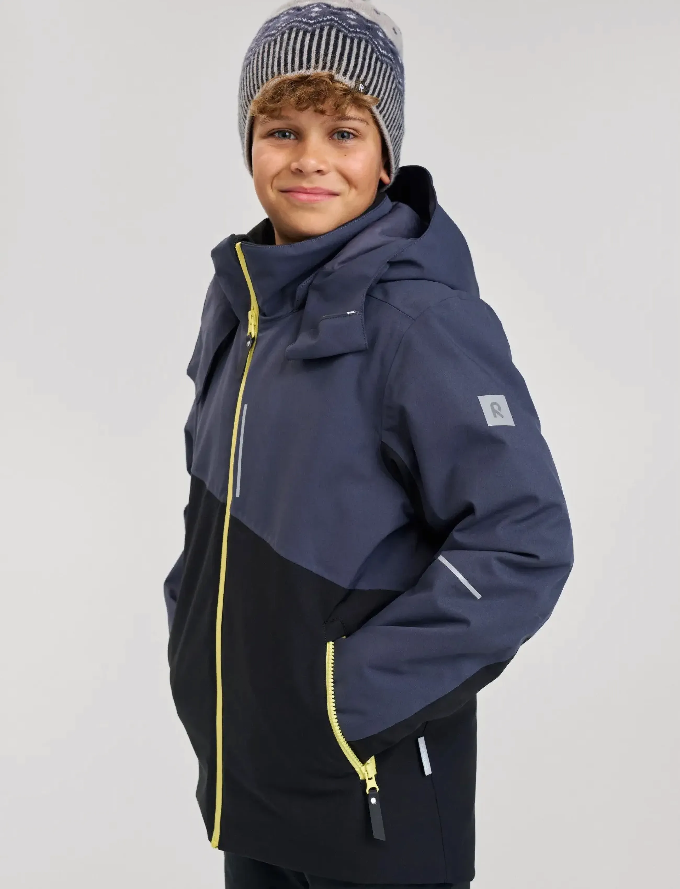 Reima tec Winter Jacket, Kaaranka, 122, Jackets & Coats, Grau - Jackets, Kinder