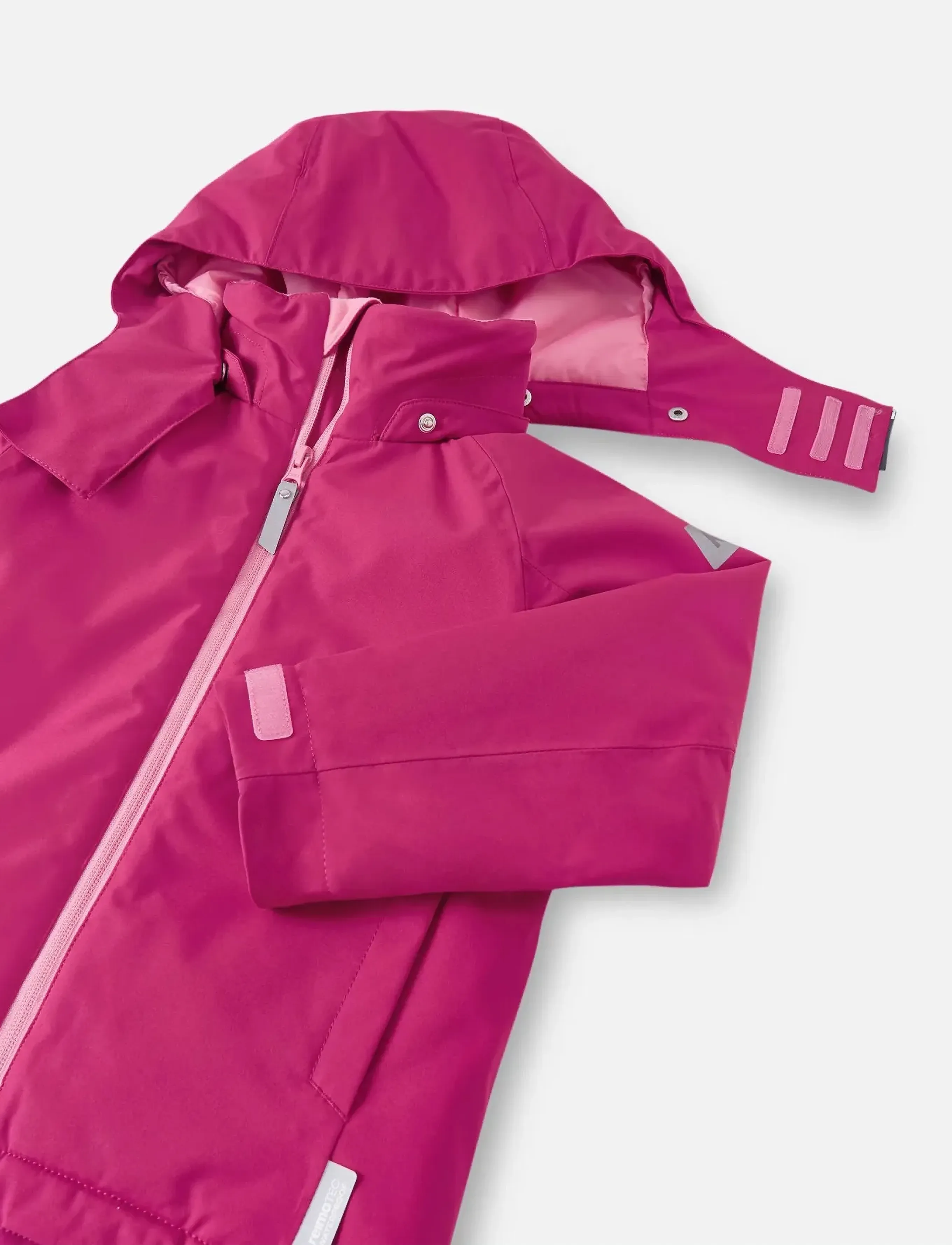 Reima - ReimaTec winter jacket, Palsi - outdoor - rosy berry - 3