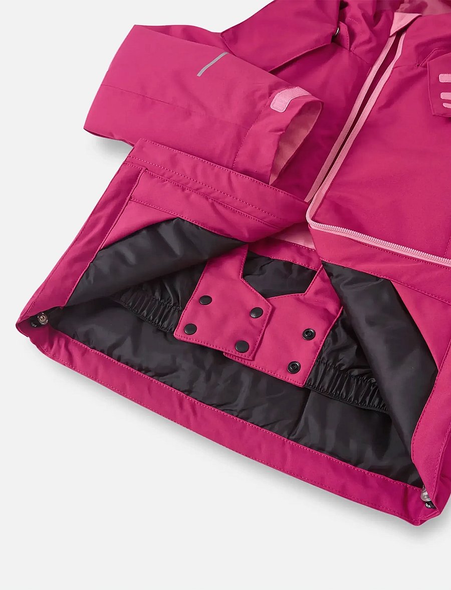 Reima - ReimaTec winter jacket, Palsi - outdoor - rosy berry - 4