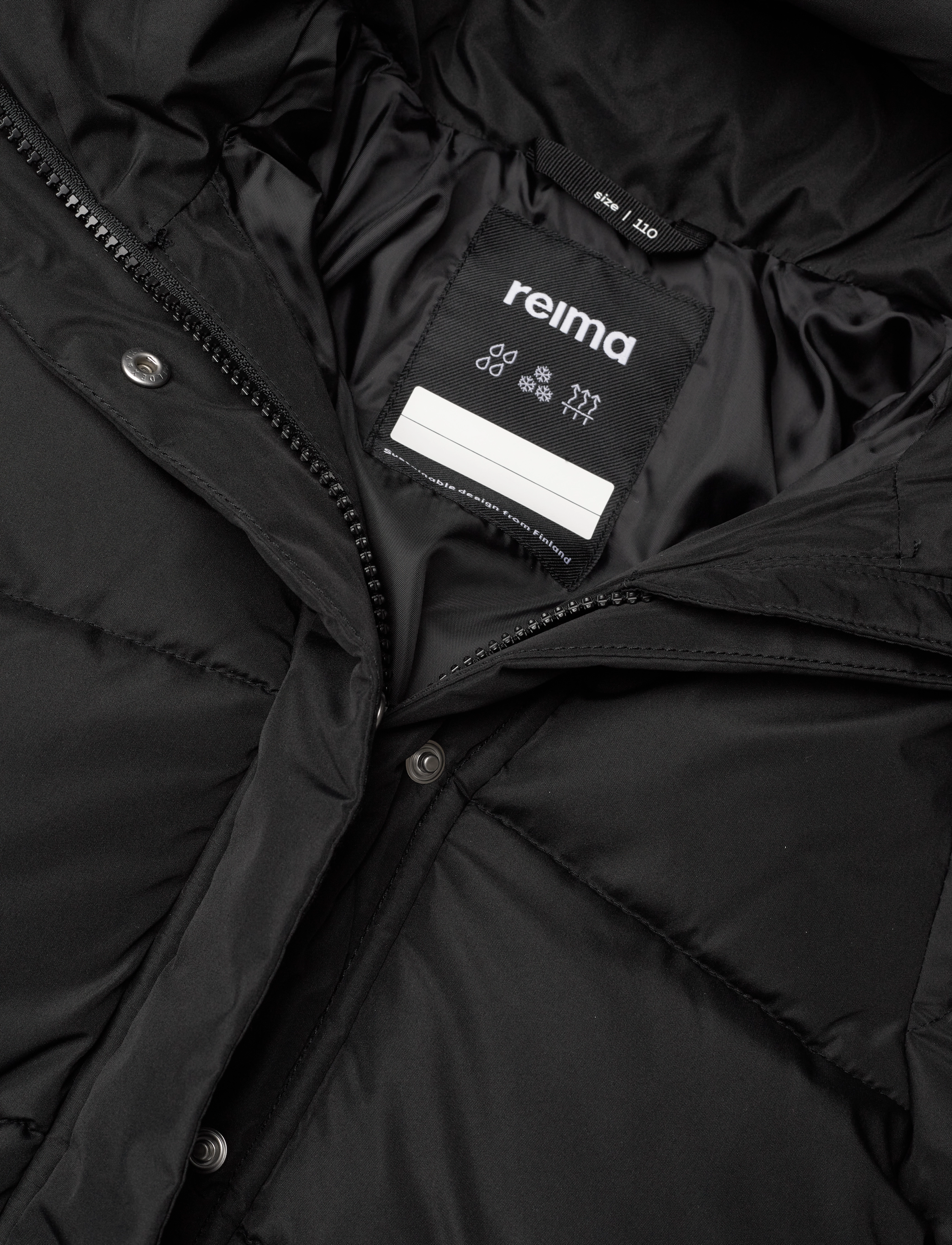 Reima - Winter jacket, Kumpula - jackets - black - 3
