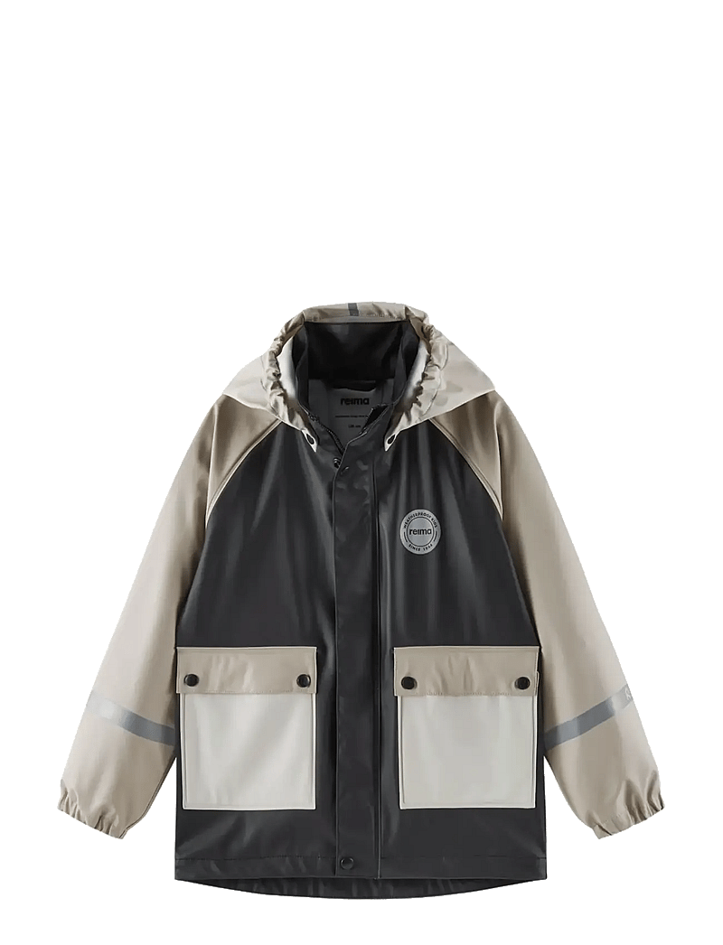 Reima - Raincoat, Suihku - shell- & regnjakker - black - 0