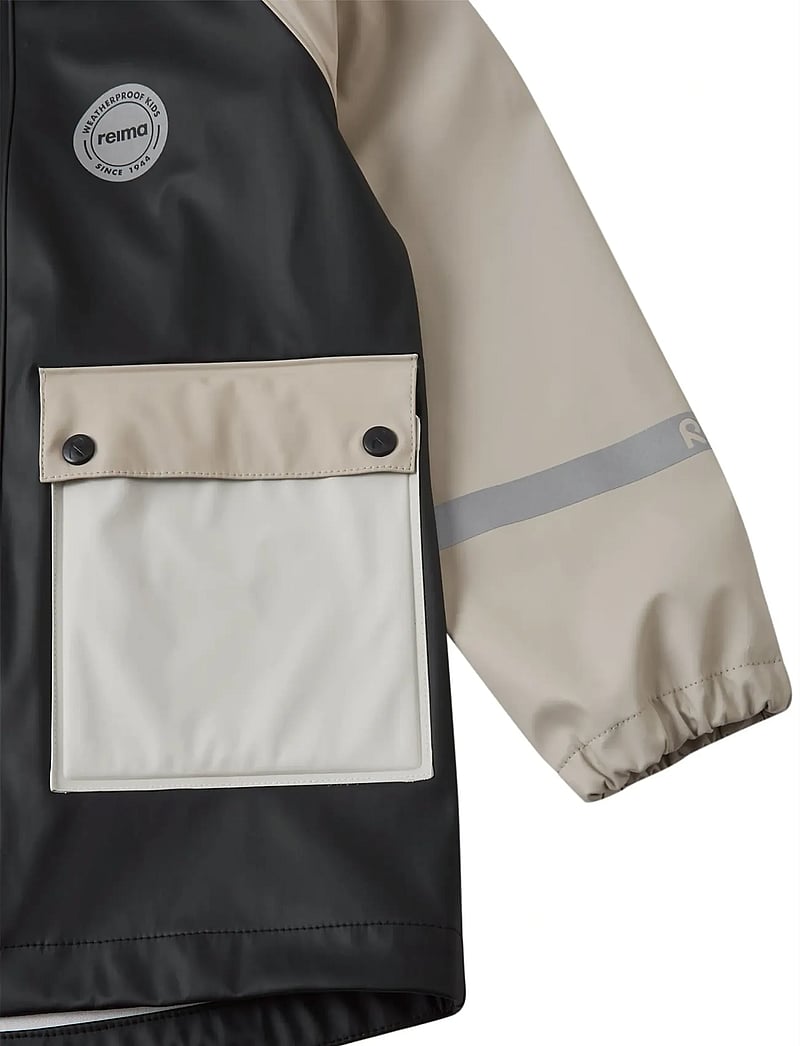 Reima - Raincoat, Suihku - shell- & regnjakker - black - 3