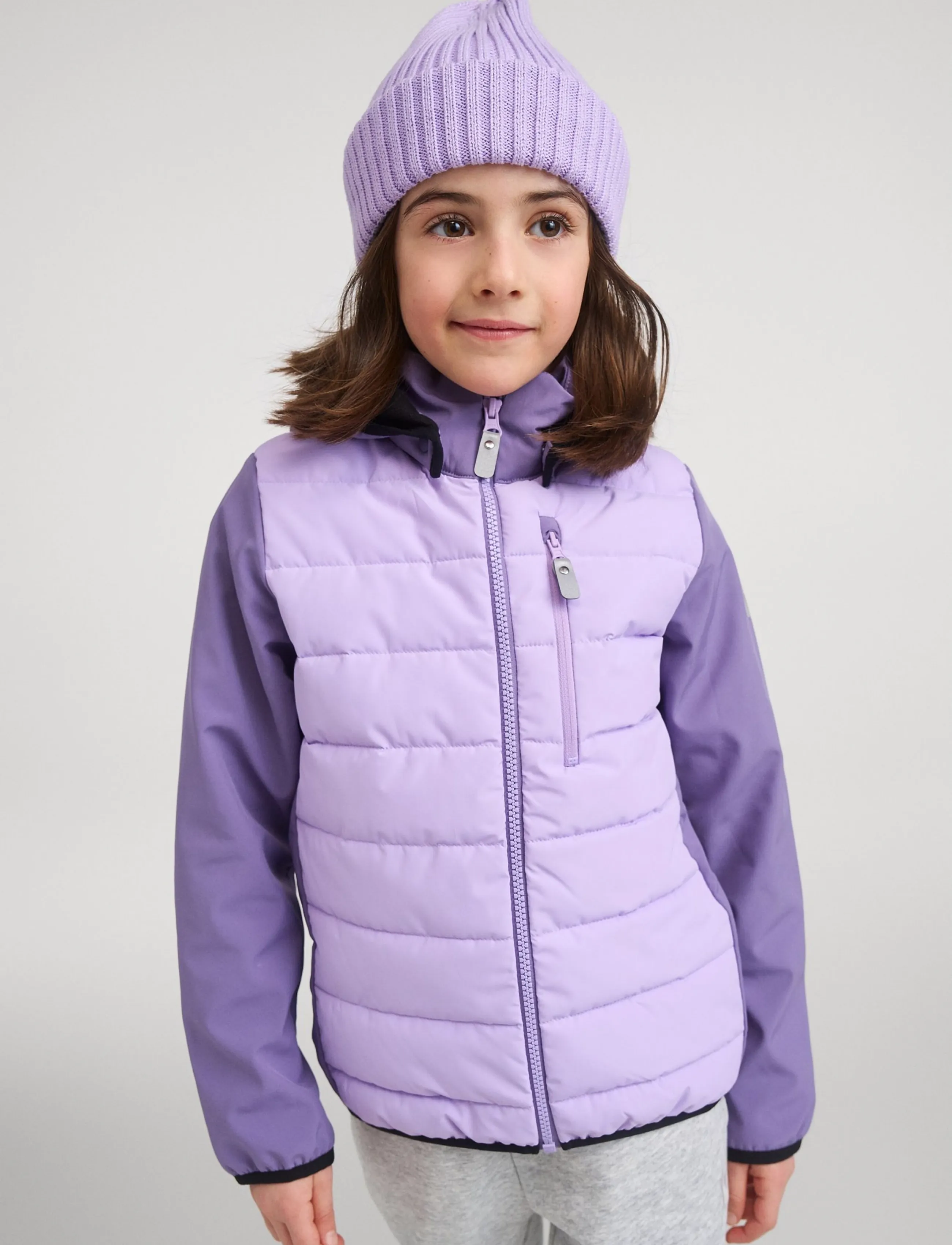 Reima Hybrid Jacket, Vaihto, 140, Purple, Regntøj > Jakker, Børn
