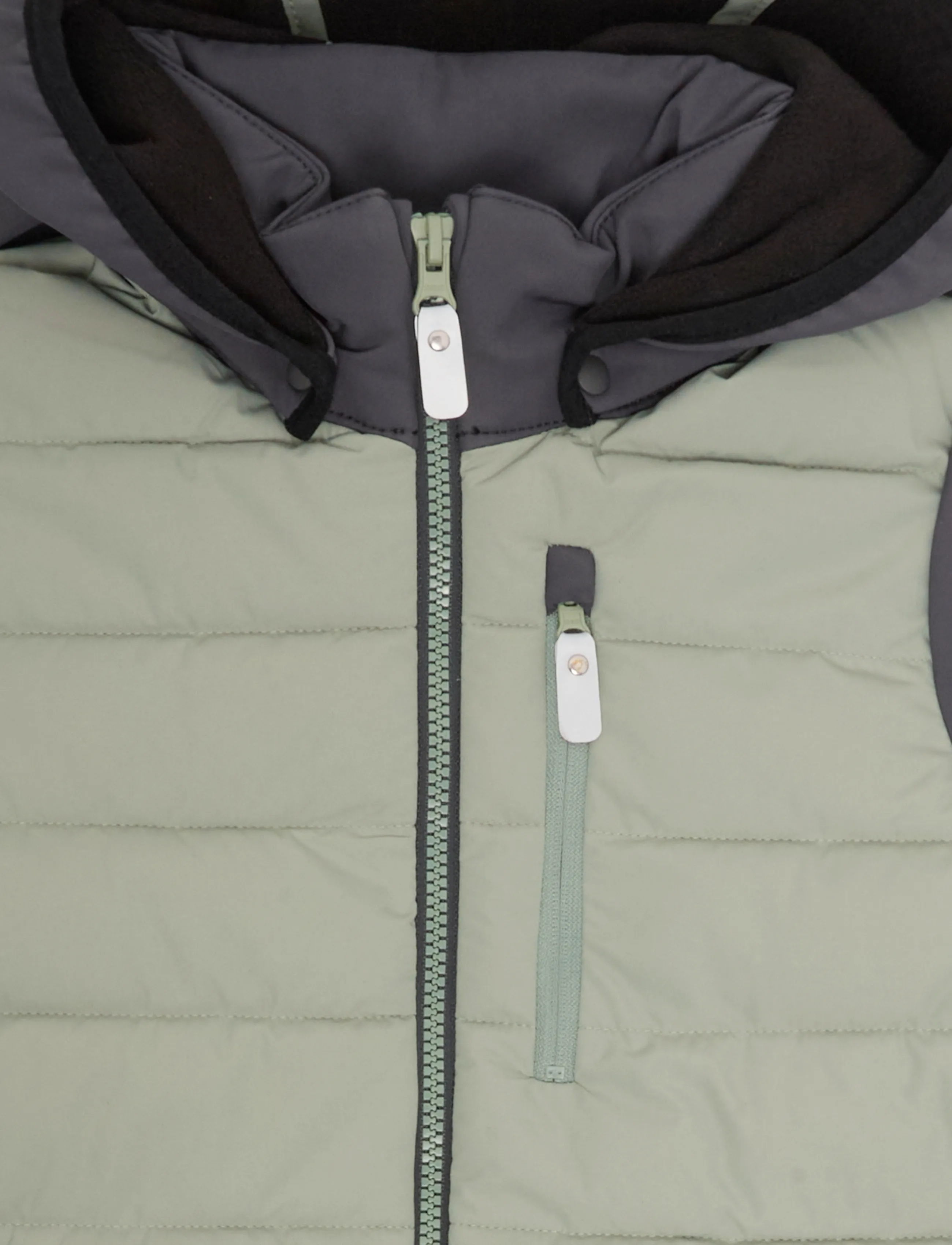 Reima - Hybrid jacket, Vaihto - skal- & regnjackor - stone green - 3